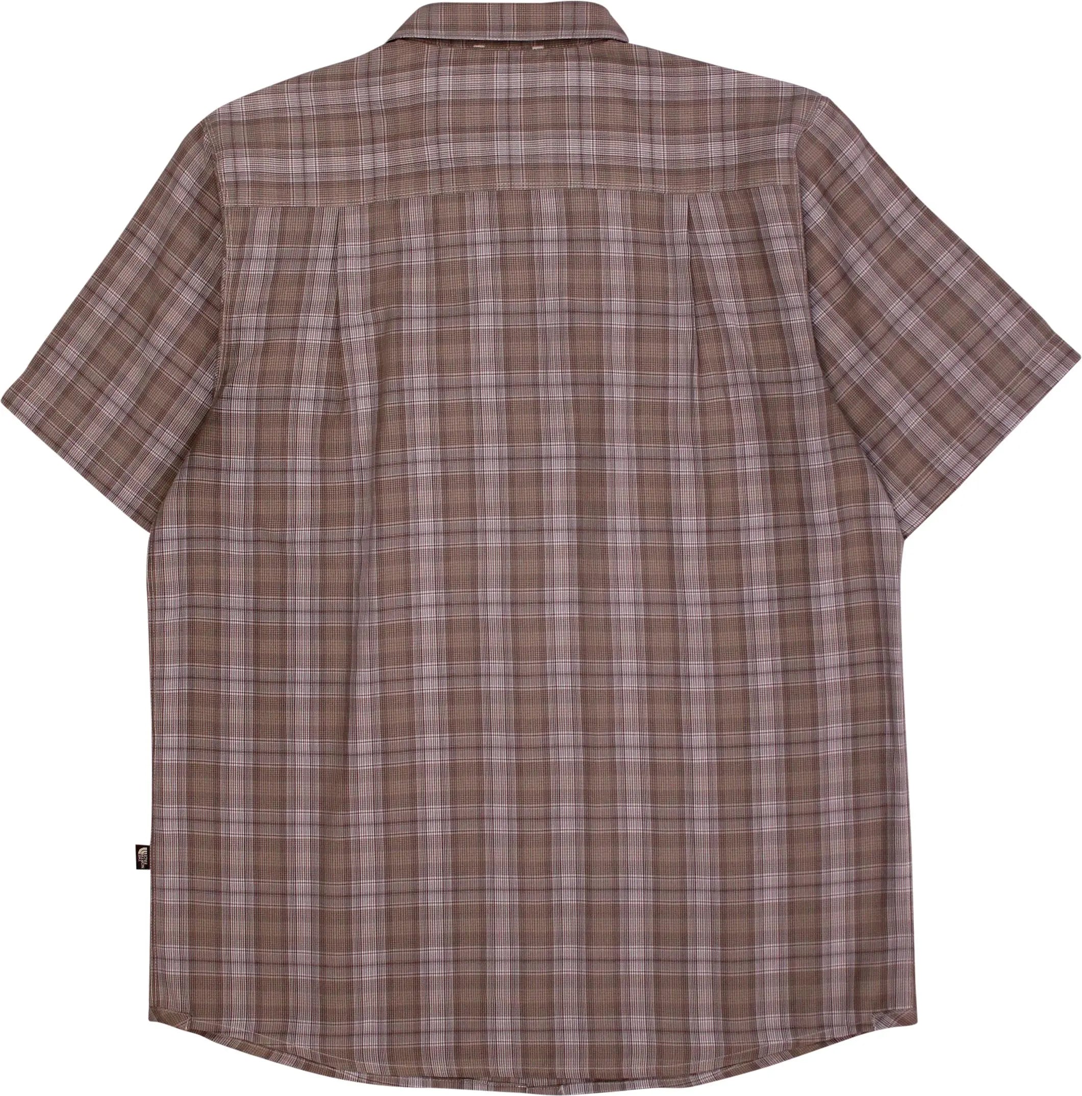 The North Face - Checked Short Sleeve Tekware  Shirt by The North Face- ThriftTale.com - Vintage and second handclothing