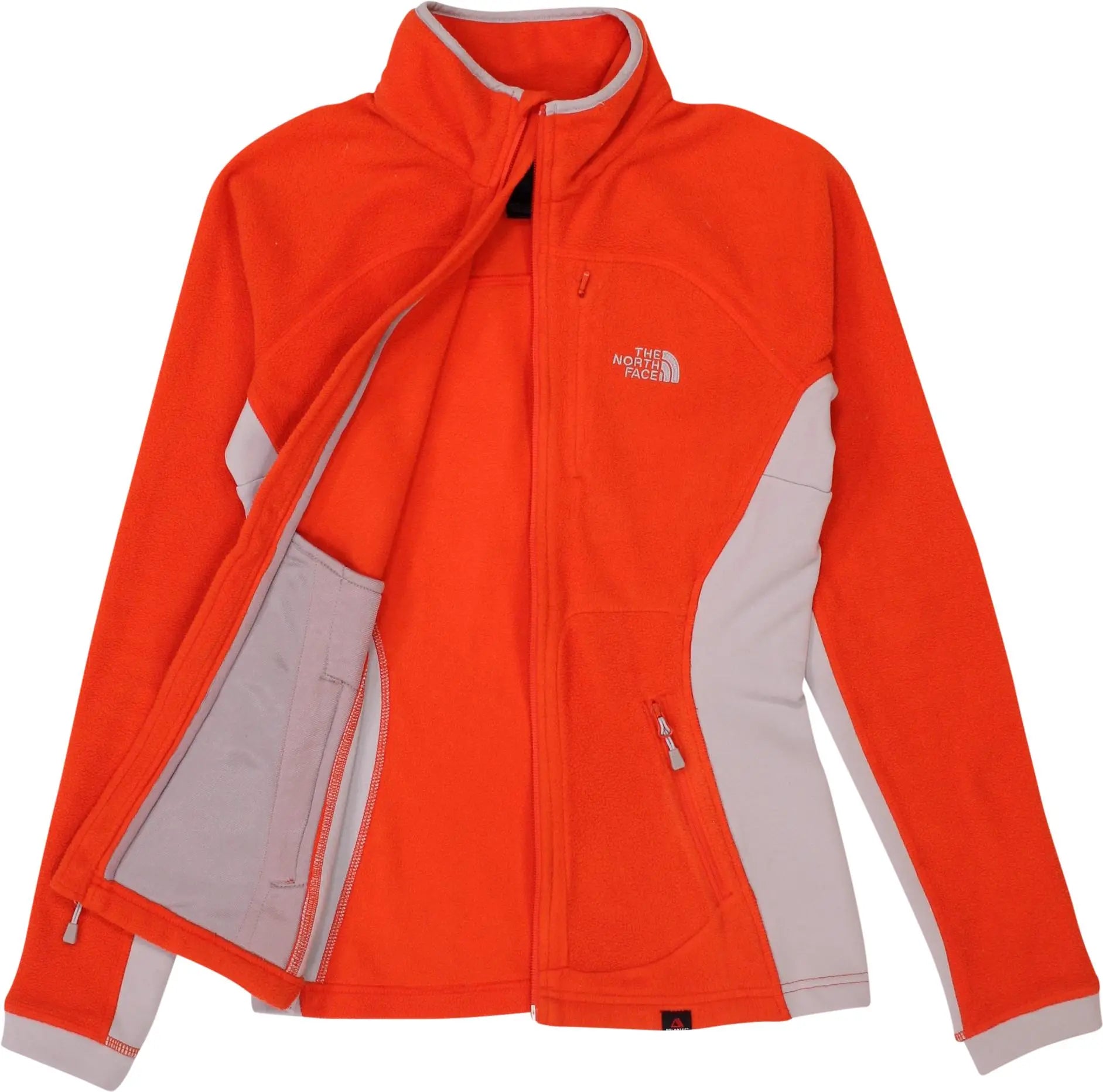 The North Face - Orange Fleecejack by The North Face- ThriftTale.com - Vintage and second handclothing