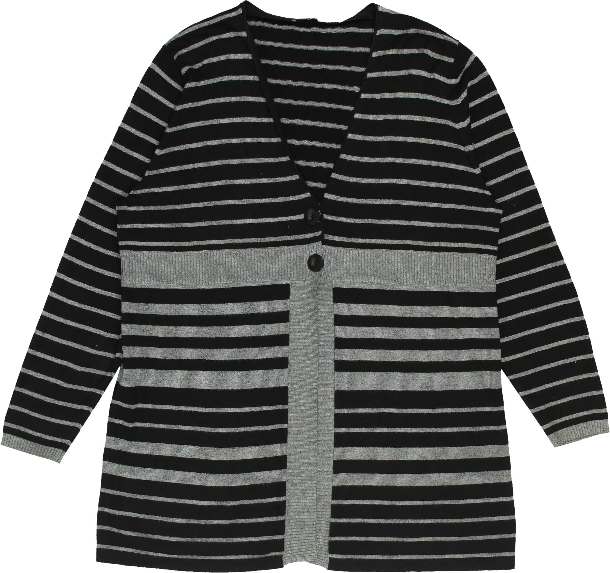 Thomas Rabe - Striped Button Cardigan- ThriftTale.com - Vintage and second handclothing