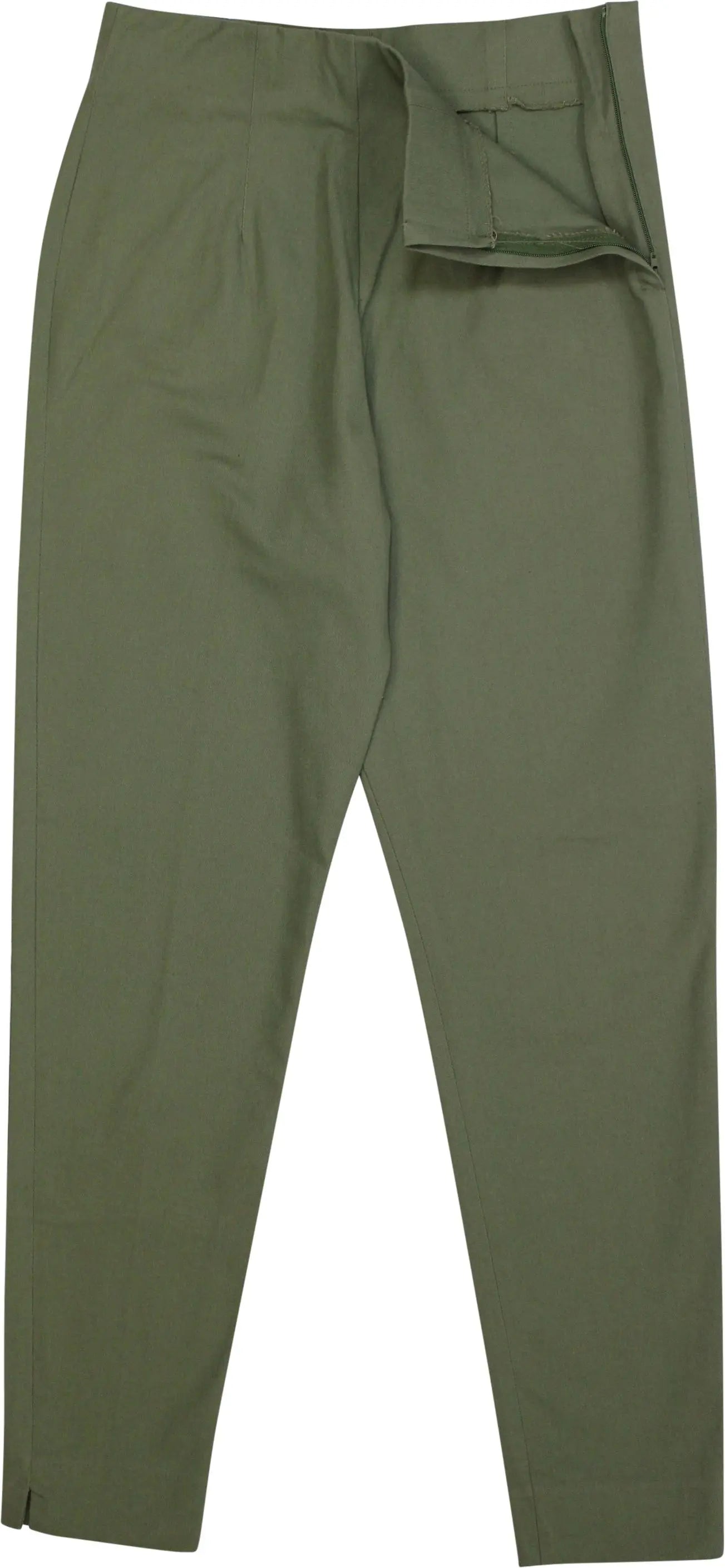 Tiamo - Green High Waist Pants- ThriftTale.com - Vintage and second handclothing
