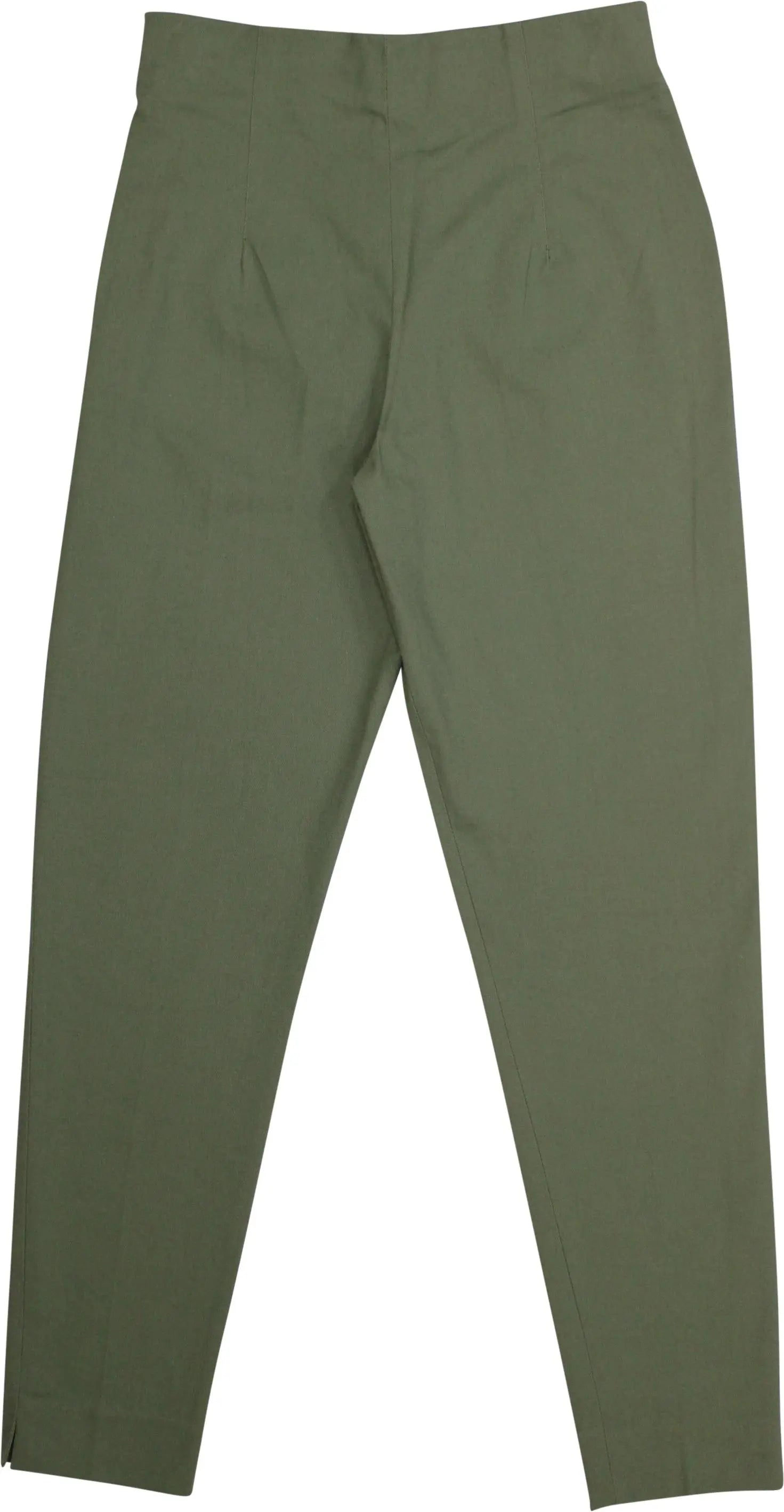 Tiamo - Green High Waist Pants- ThriftTale.com - Vintage and second handclothing
