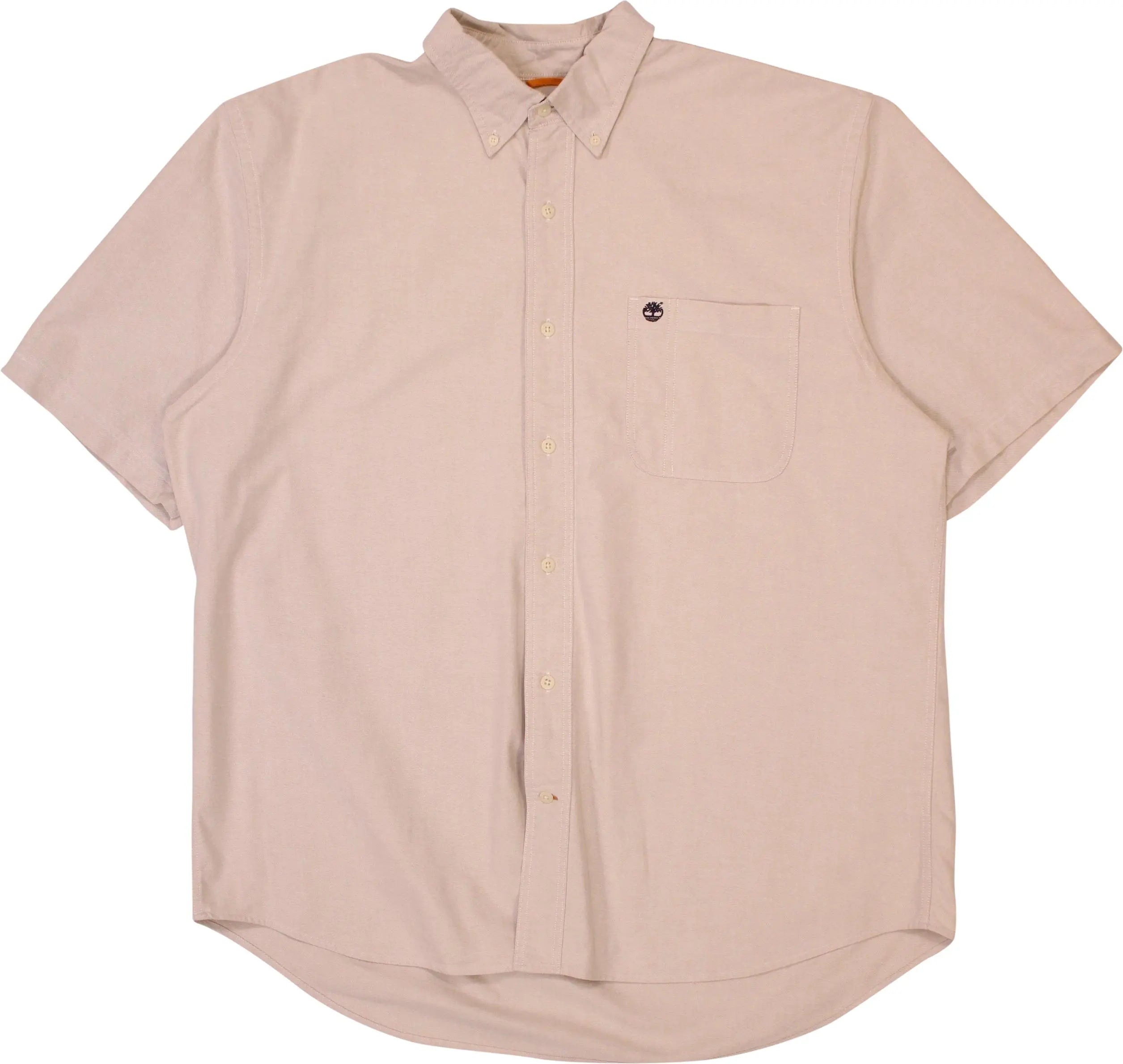 Timberland - Beige Short Sleeve Shirt by Timberland- ThriftTale.com - Vintage and second handclothing
