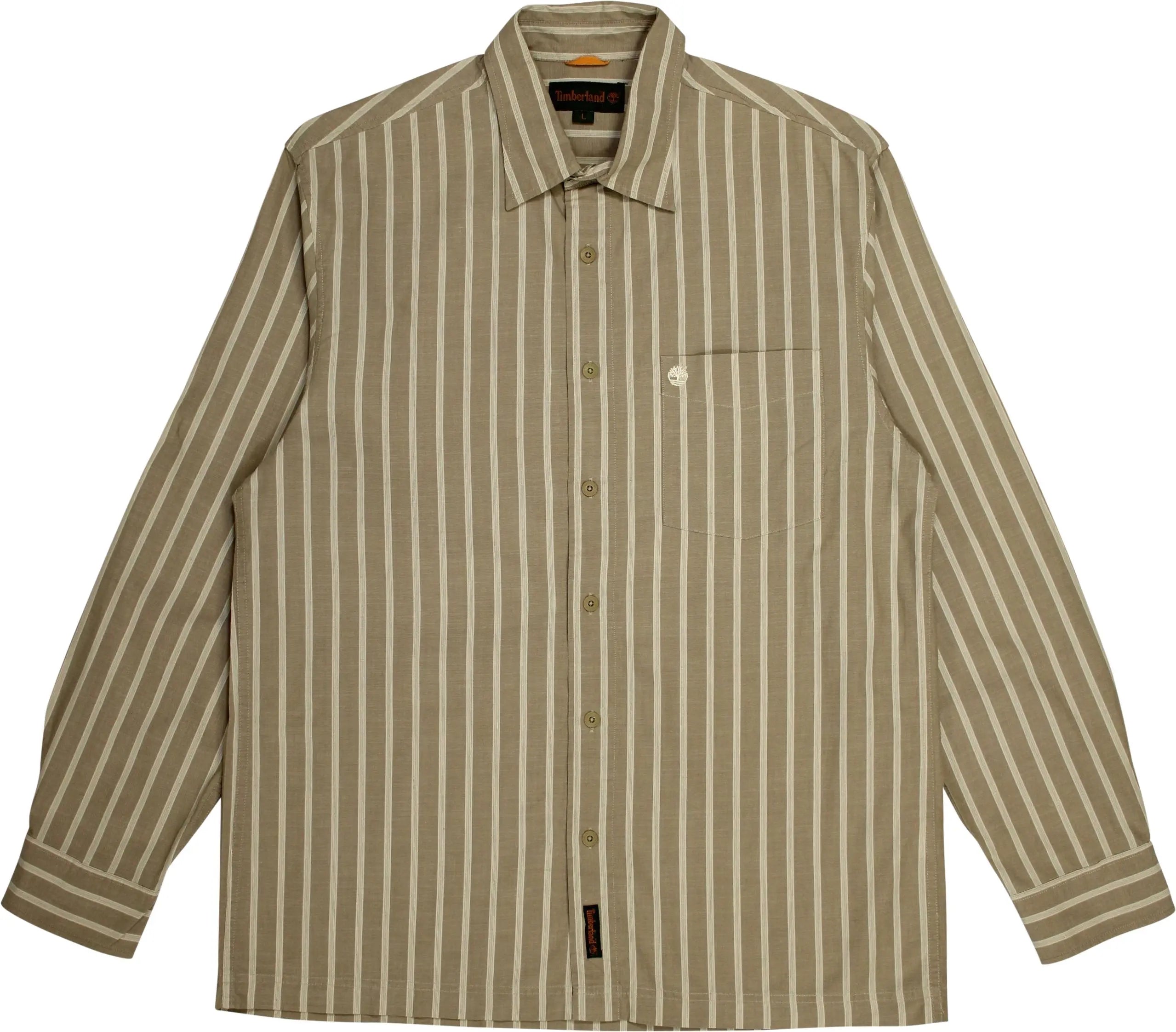 Timberland - Beige Striped Shirt by Timberland- ThriftTale.com - Vintage and second handclothing