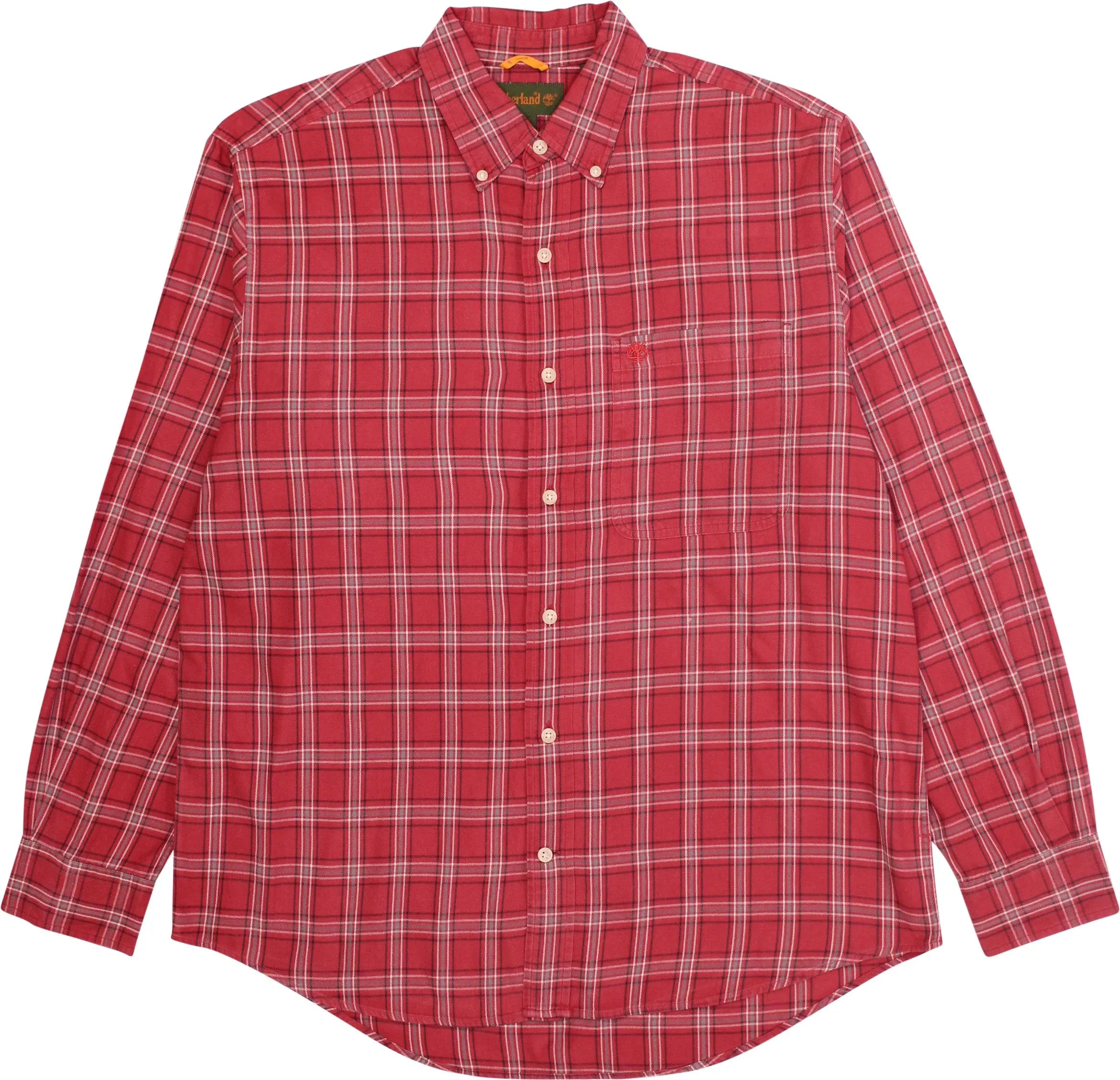 Timberland - Red Checked Shirt by Timberland- ThriftTale.com - Vintage and second handclothing
