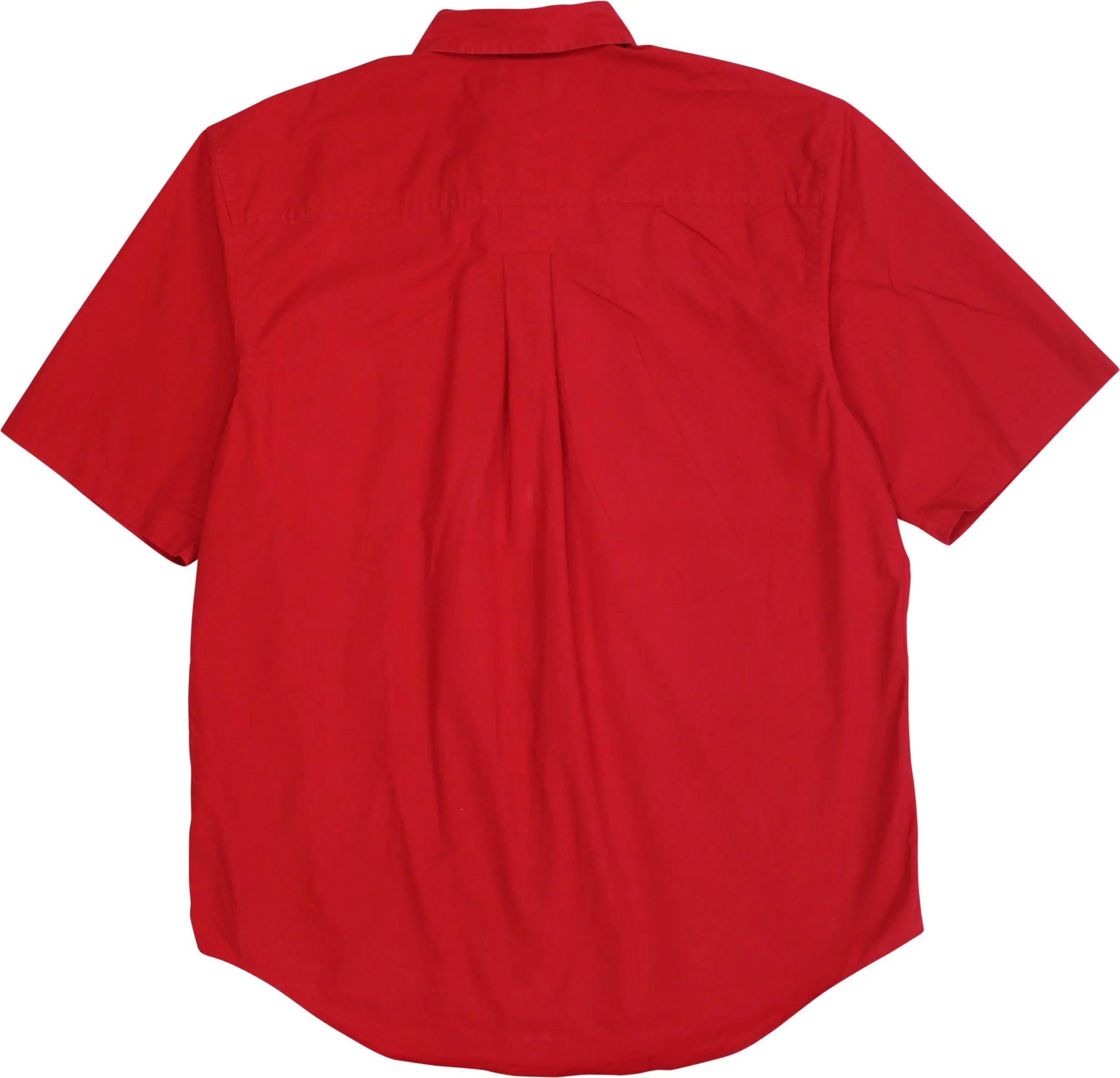 Timberland - Red Short Sleeve Shirt by Timberland- ThriftTale.com - Vintage and second handclothing