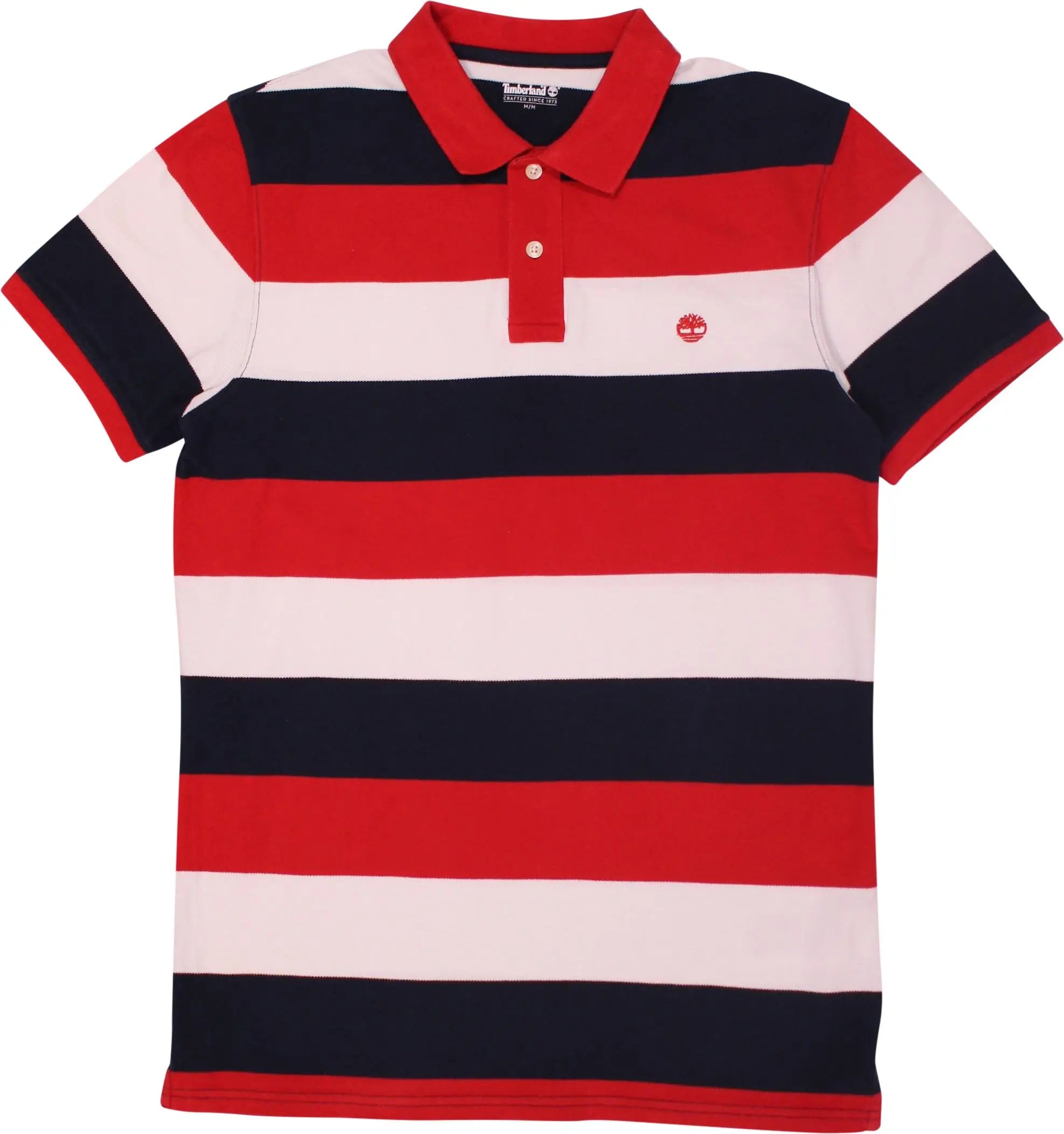 Timberland - Striped Polo Shirt by Timberland- ThriftTale.com - Vintage and second handclothing