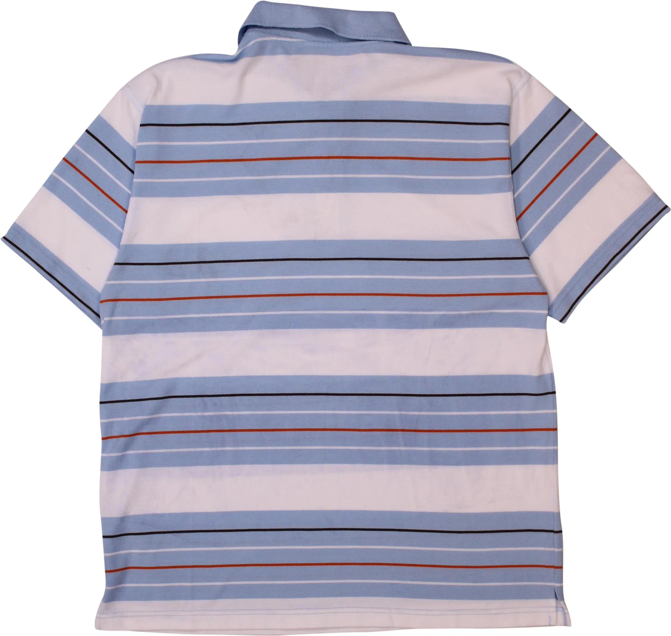Times - Striped Polo Shirt- ThriftTale.com - Vintage and second handclothing