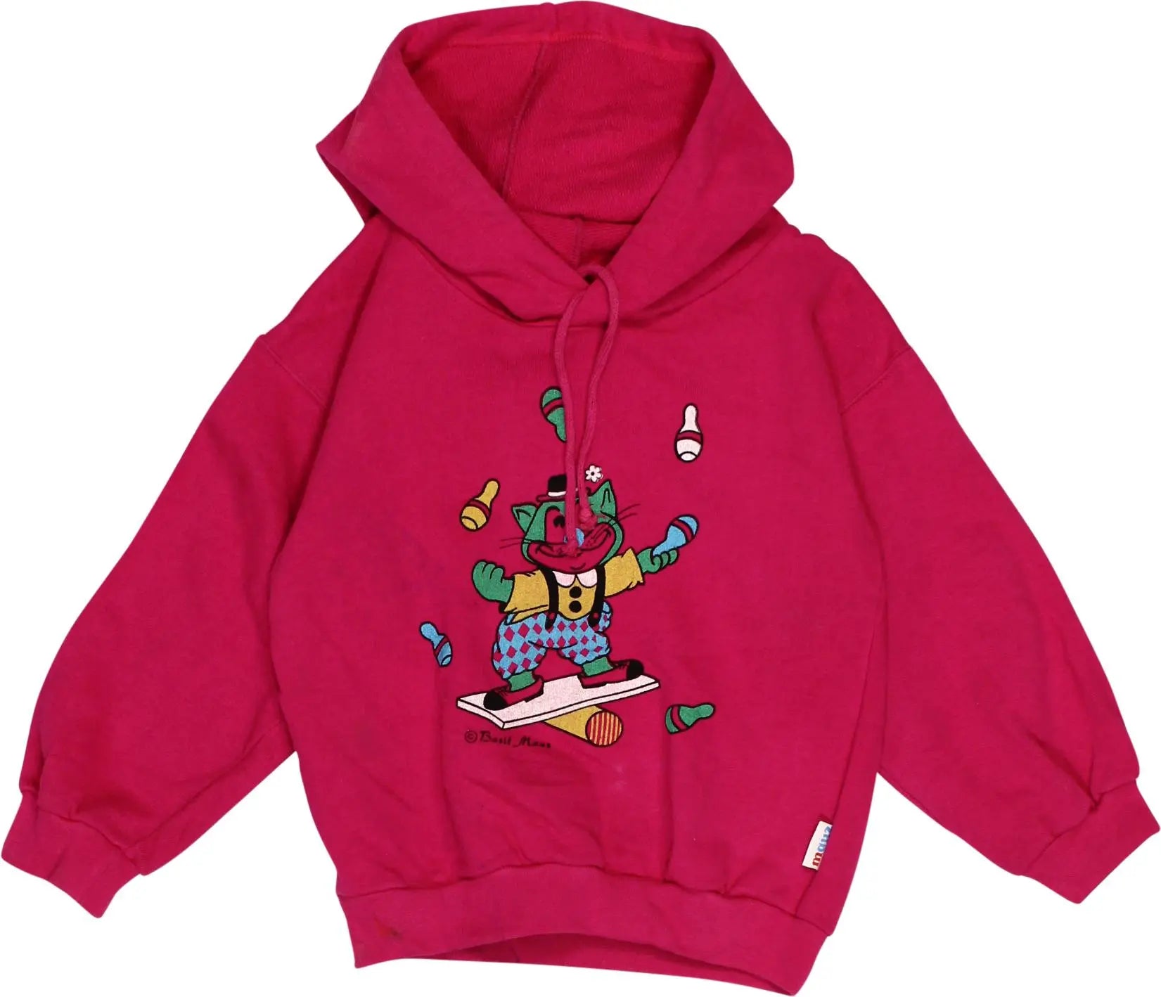 Titauz - 90s Pink Hoodie- ThriftTale.com - Vintage and second handclothing