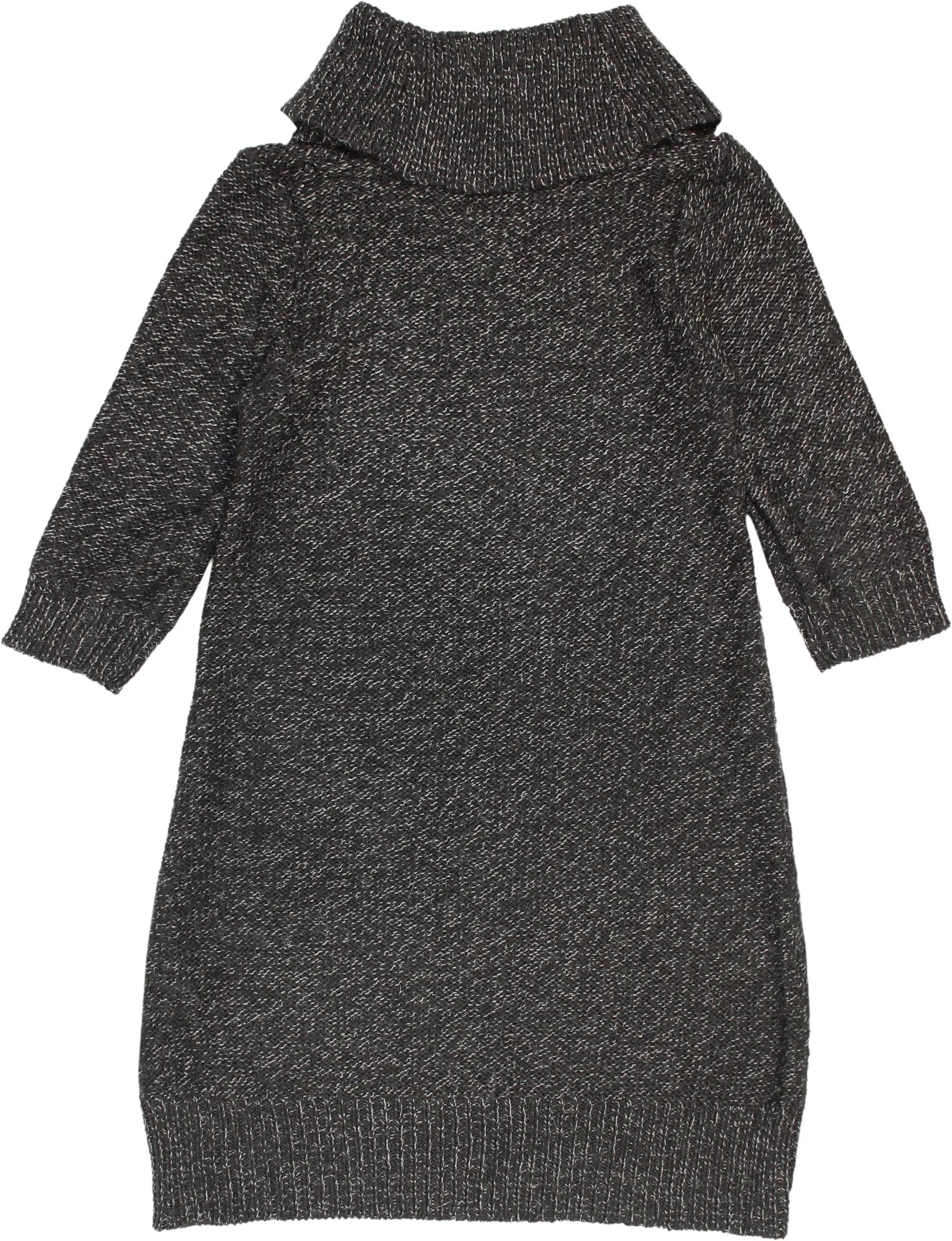 Tom Tailor - Grey Knitted Dress- ThriftTale.com - Vintage and second handclothing