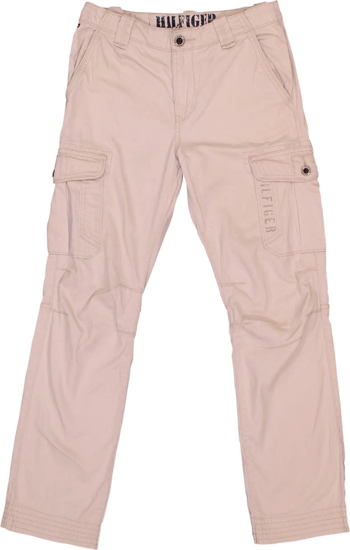 Tommy Hilfiger - Beige Cargo Trousers by Tommy Hilfiger- ThriftTale.com - Vintage and second handclothing