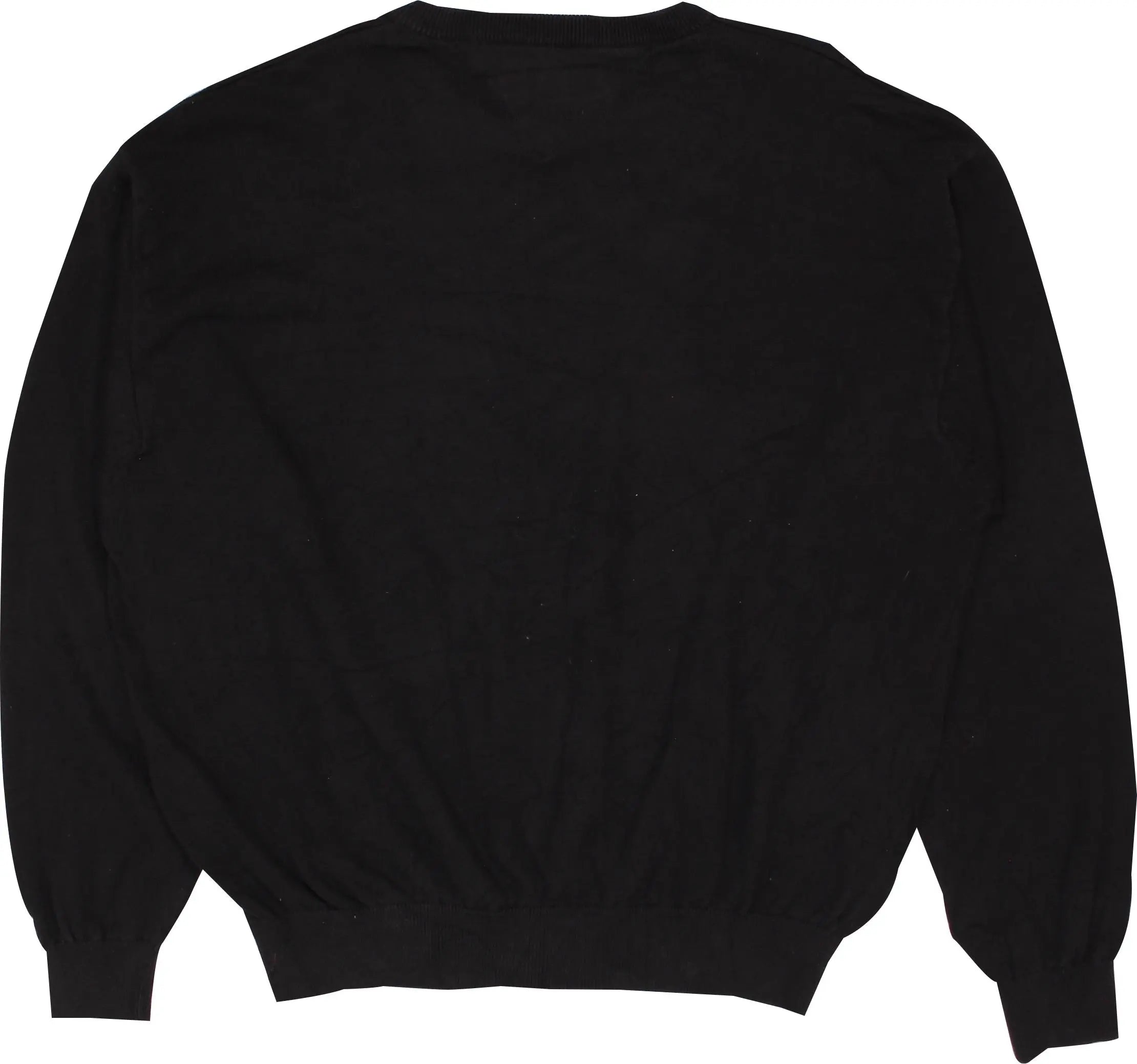 Tommy Hilfiger - Black Sweater by Tommy Hilfiger Golf- ThriftTale.com - Vintage and second handclothing