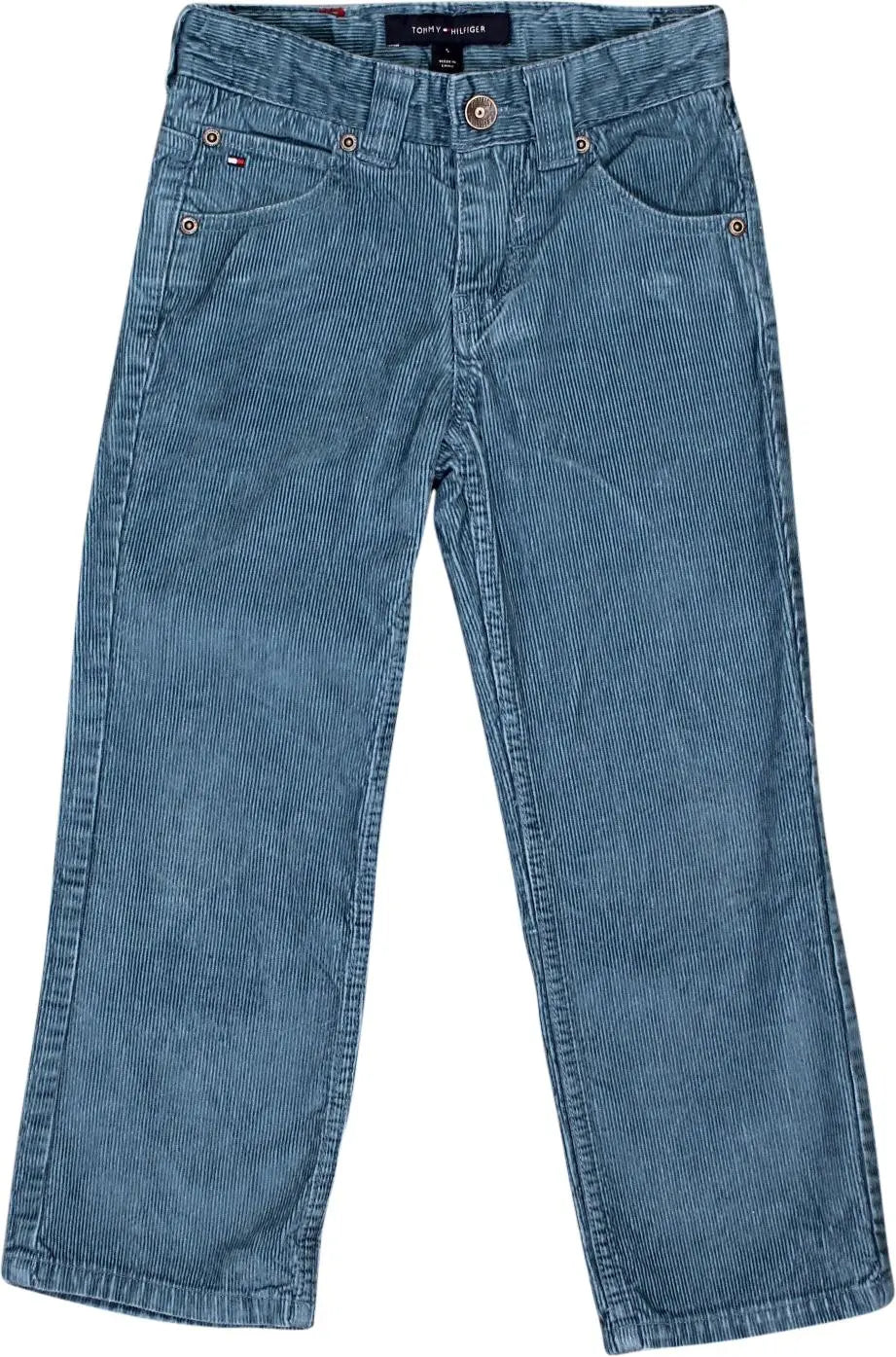 Tommy Hilfiger - Blue Corduroy Trousers by Tommy Hilfiger- ThriftTale.com - Vintage and second handclothing