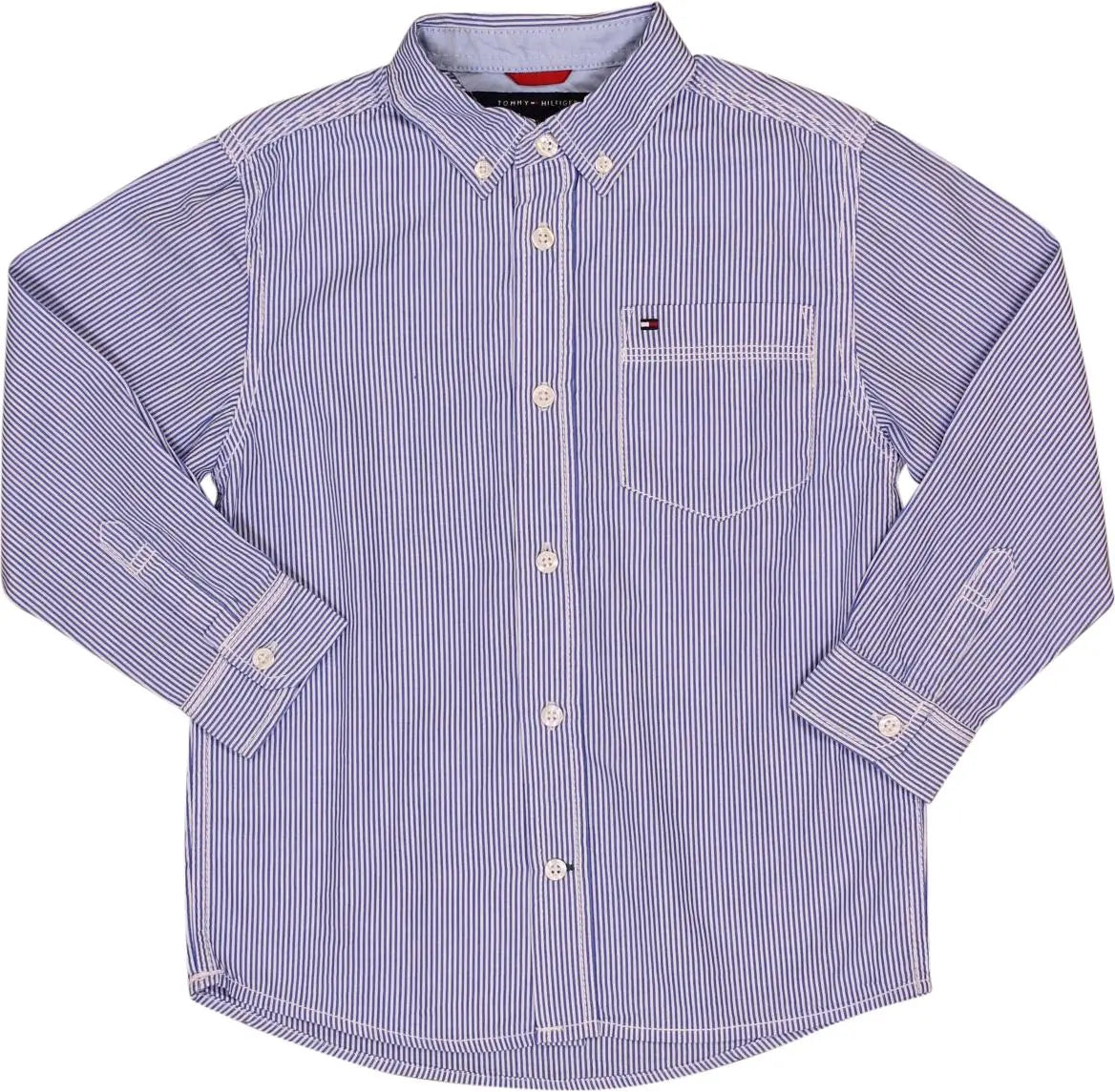 Tommy Hilfiger - Blue Shirt by Tommy Hilfiger- ThriftTale.com - Vintage and second handclothing