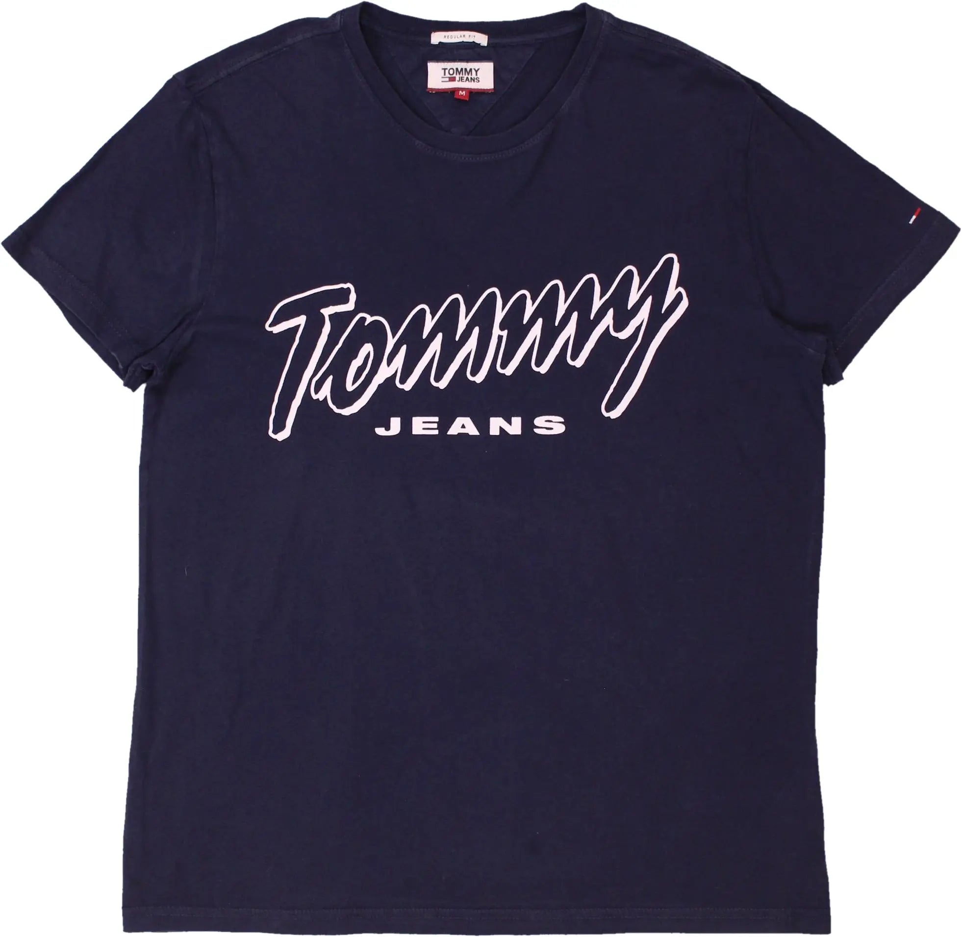 Tommy Hilfiger - Blue T-shirt by Tommy Jeans- ThriftTale.com - Vintage and second handclothing