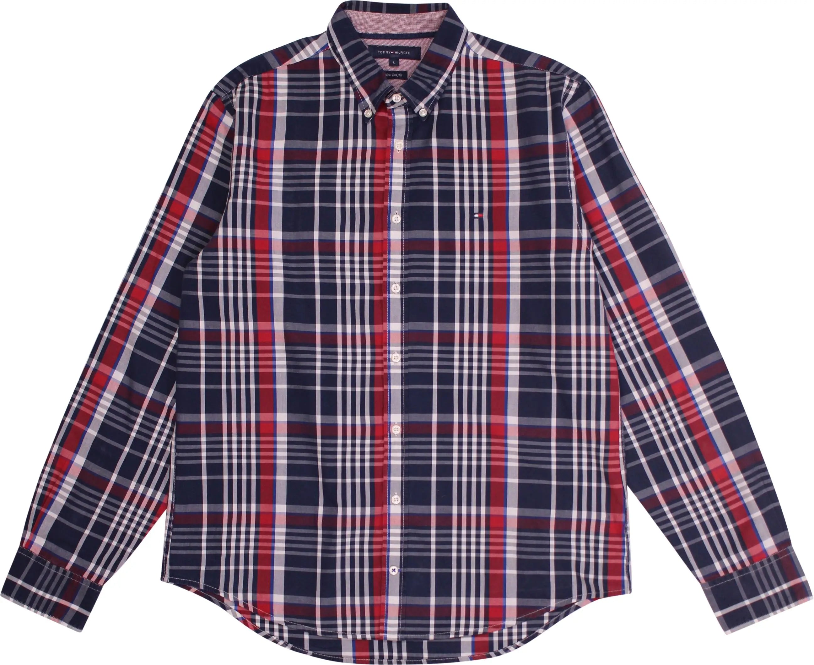 Tommy Hilfiger - Checked Long Sleeve Shirt- ThriftTale.com - Vintage and second handclothing