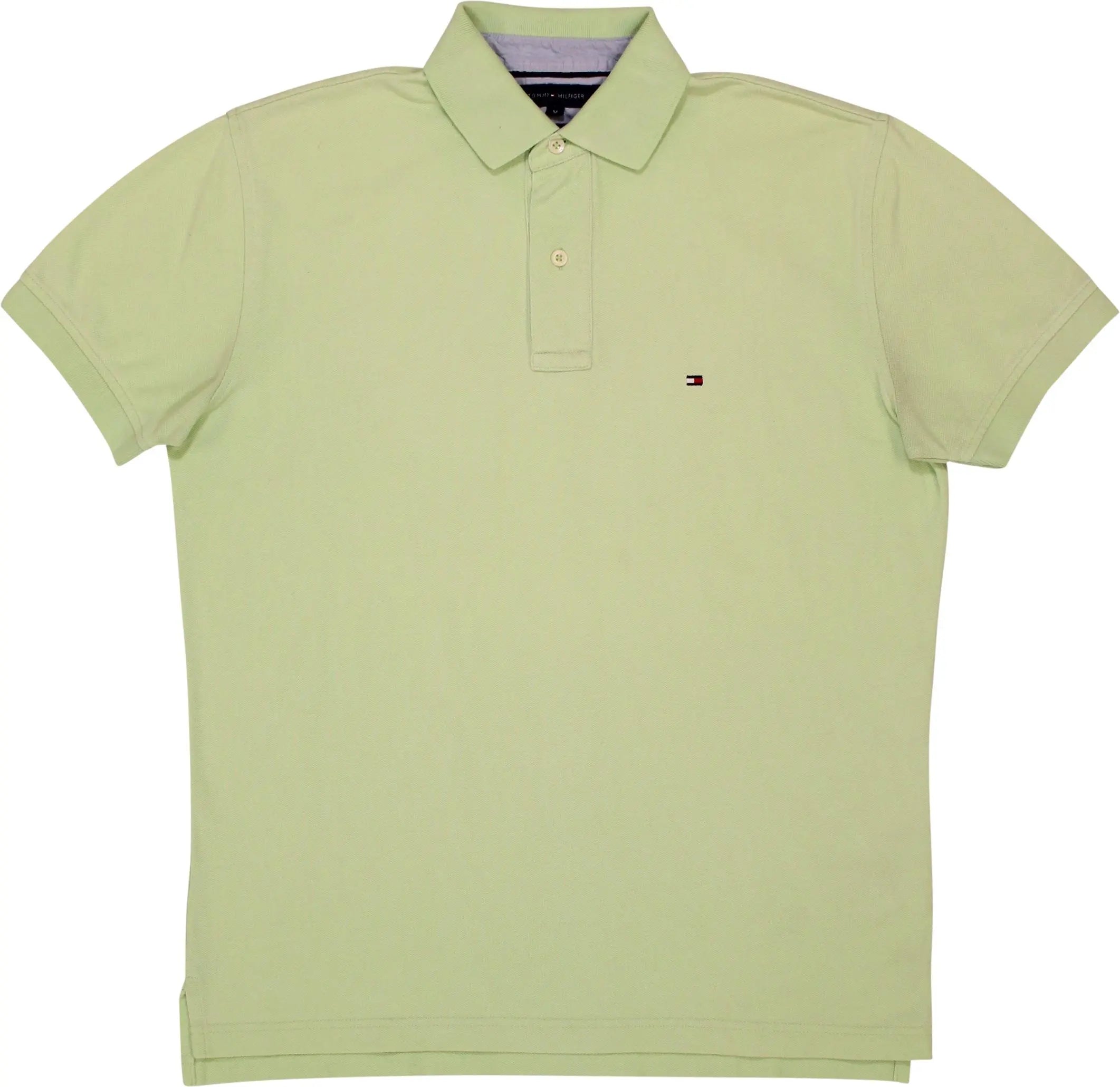 Tommy Hilfiger - Green Polo Shirt by Tommy Hilfiger- ThriftTale.com - Vintage and second handclothing