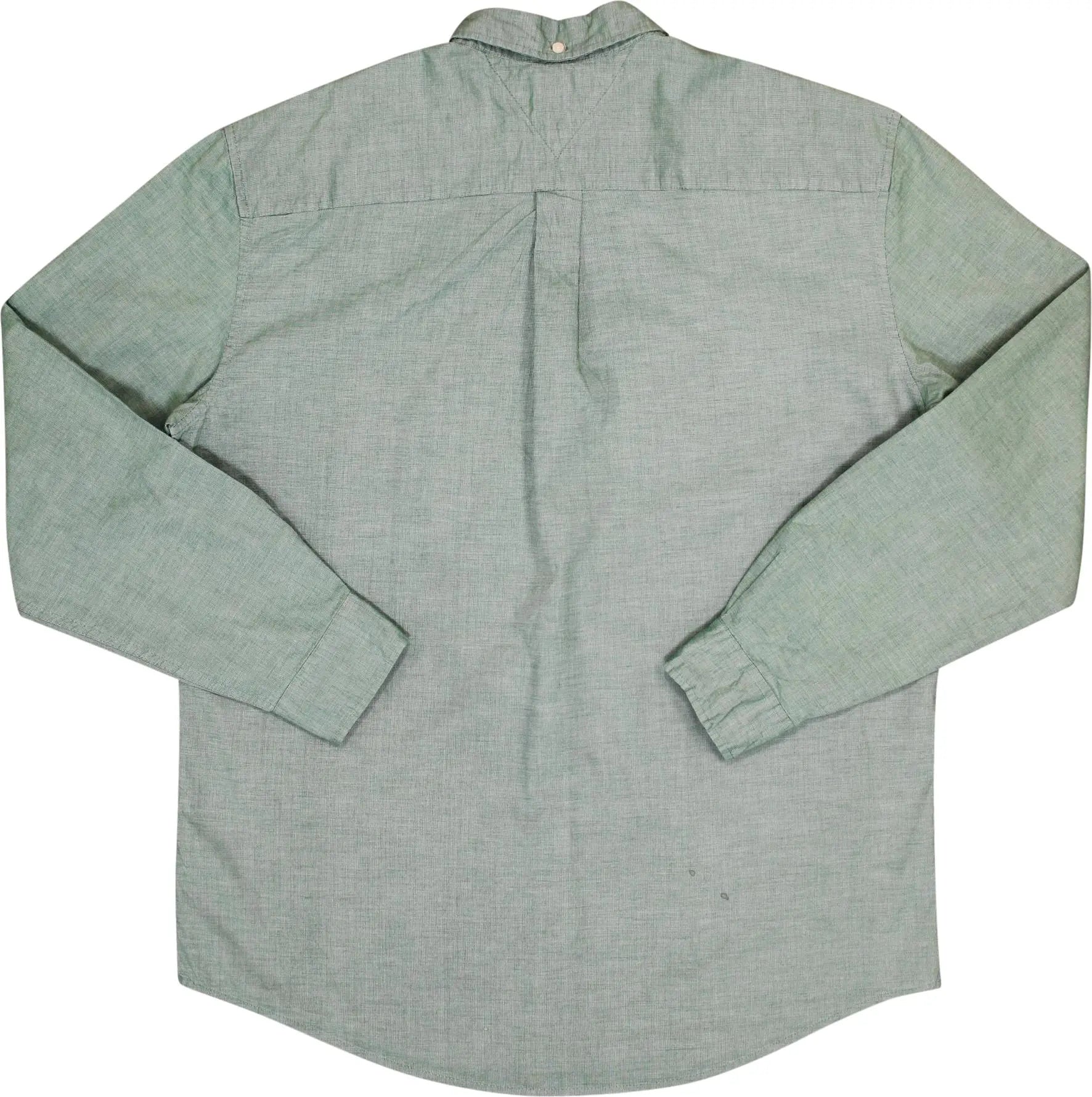 Tommy Hilfiger - Green Shirt by Tommy Hilfiger- ThriftTale.com - Vintage and second handclothing