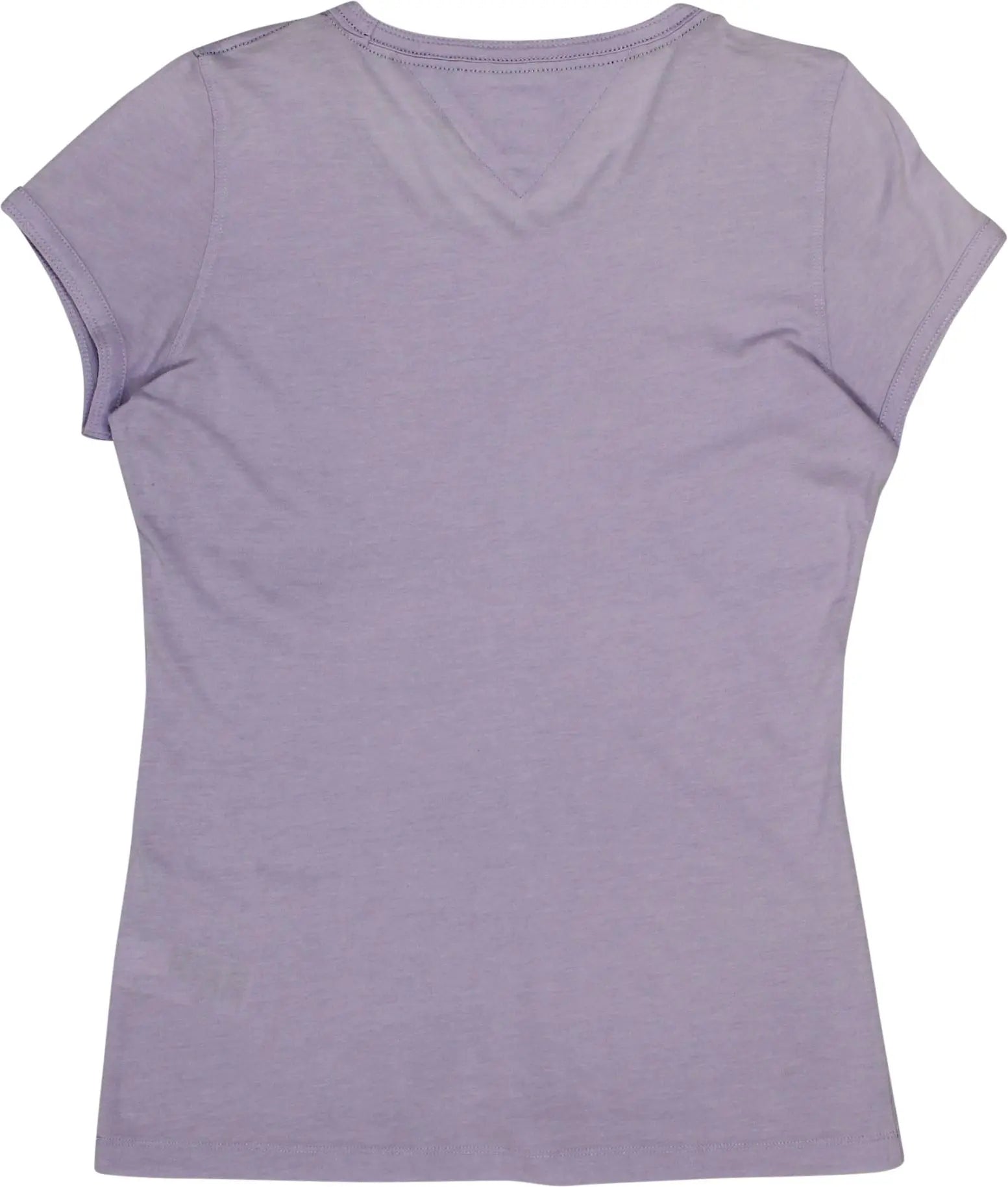 Tommy Hilfiger - Lilac Short Sleeve Top by Tommy Hilfiger- ThriftTale.com - Vintage and second handclothing