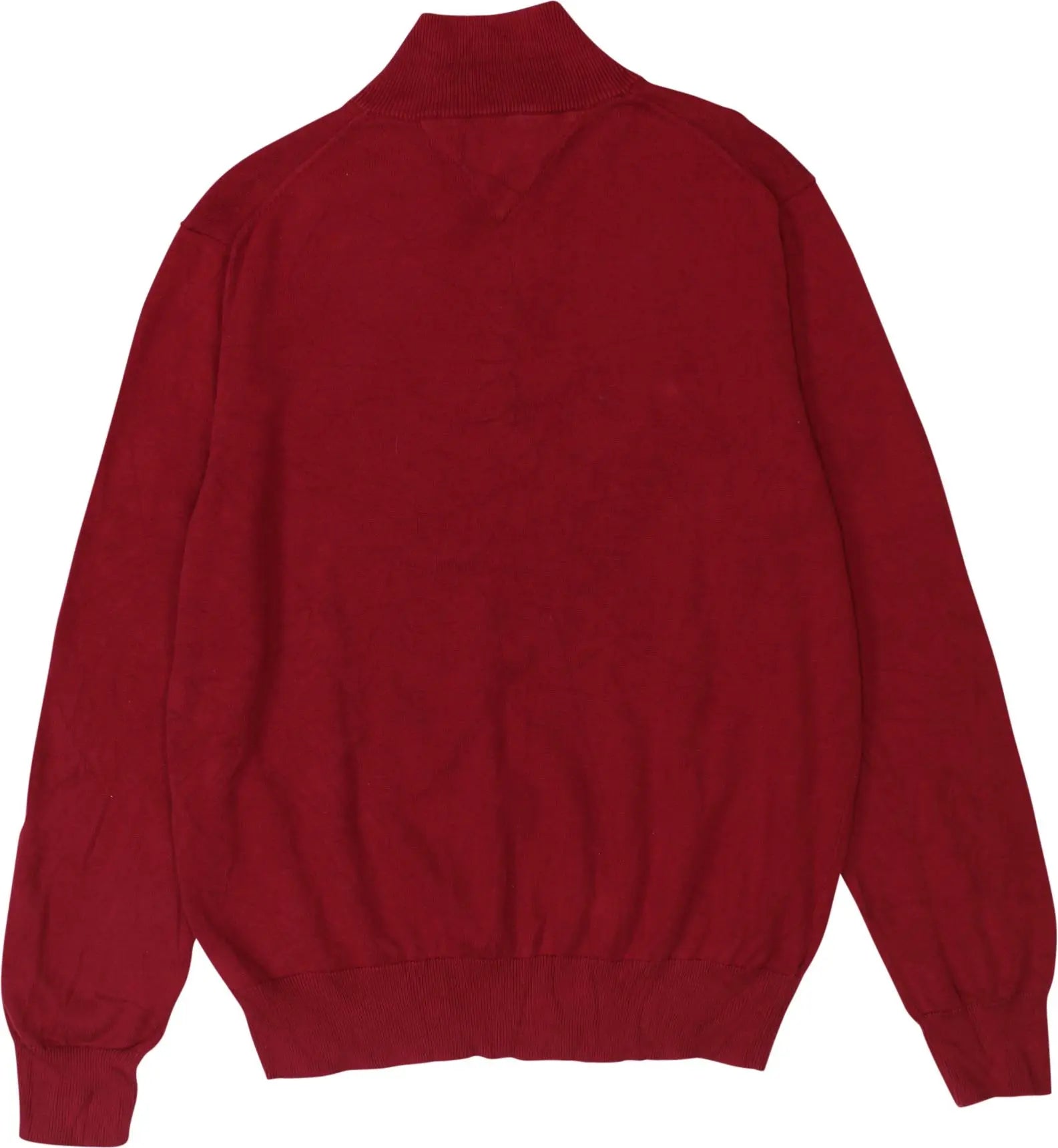 Tommy Hilfiger - Red Sweater by Tommy Hilfiger- ThriftTale.com - Vintage and second handclothing