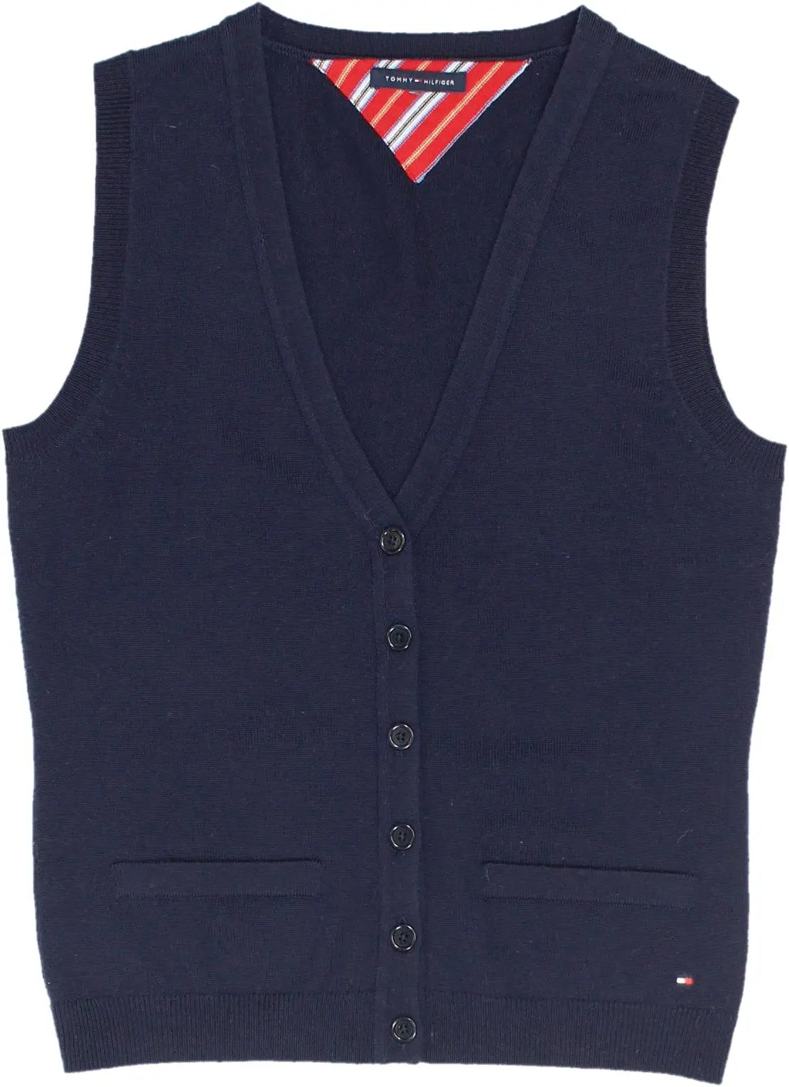 Tommy Hilfiger - Sleeveless Vest by Tommy Hilfiger- ThriftTale.com - Vintage and second handclothing