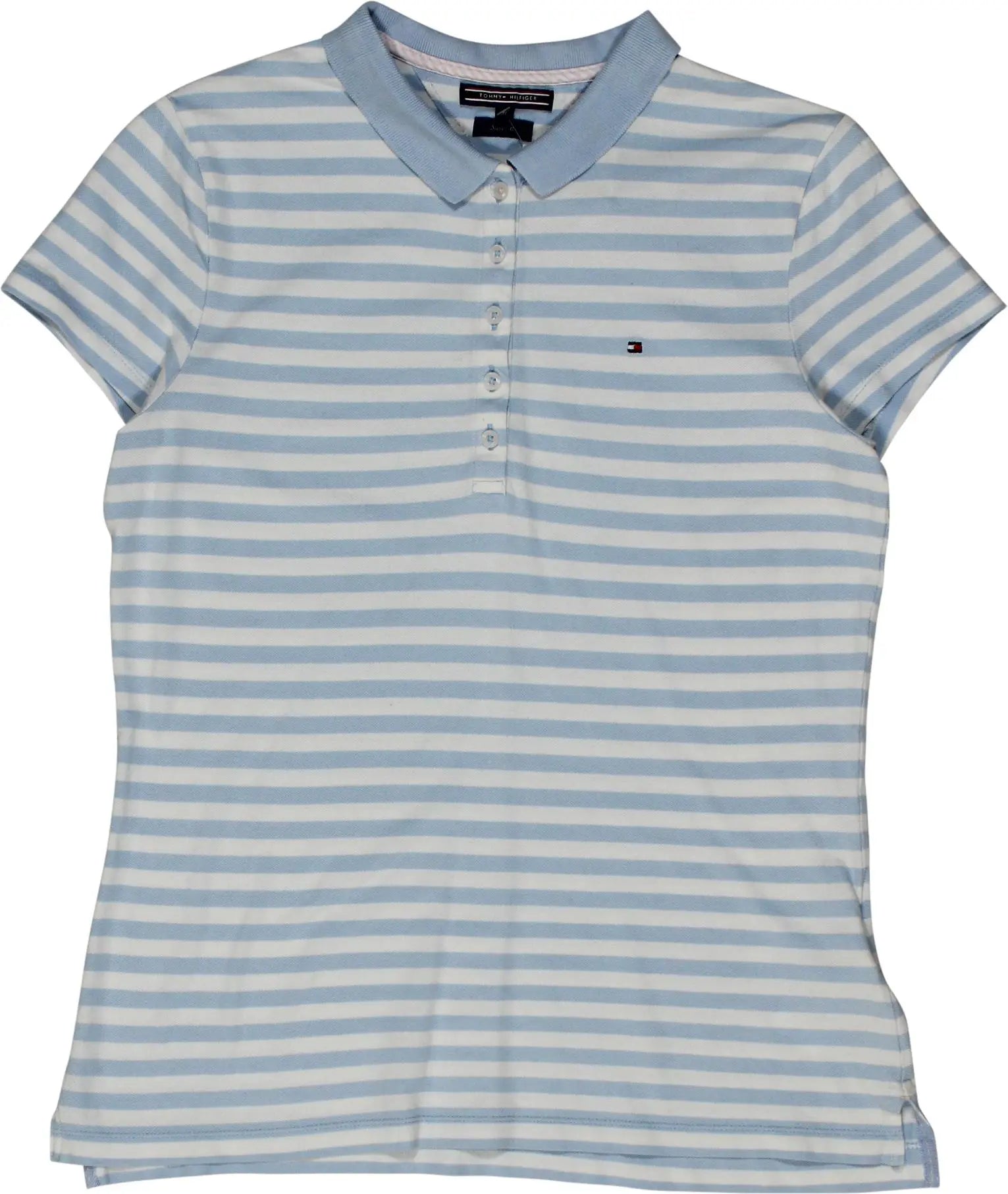Tommy Hilfiger - Striped Polo Shirt- ThriftTale.com - Vintage and second handclothing