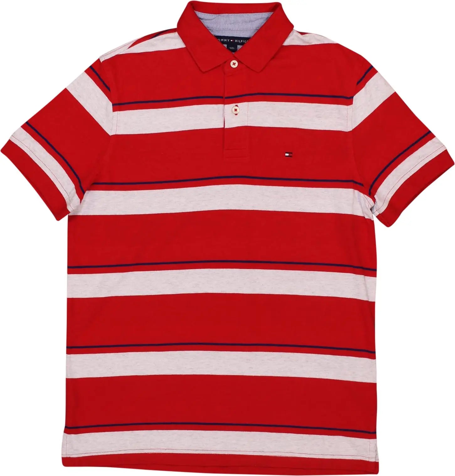 Tommy Hilfiger - Striped Polo Shirt by Tommy Hilfiger- ThriftTale.com - Vintage and second handclothing