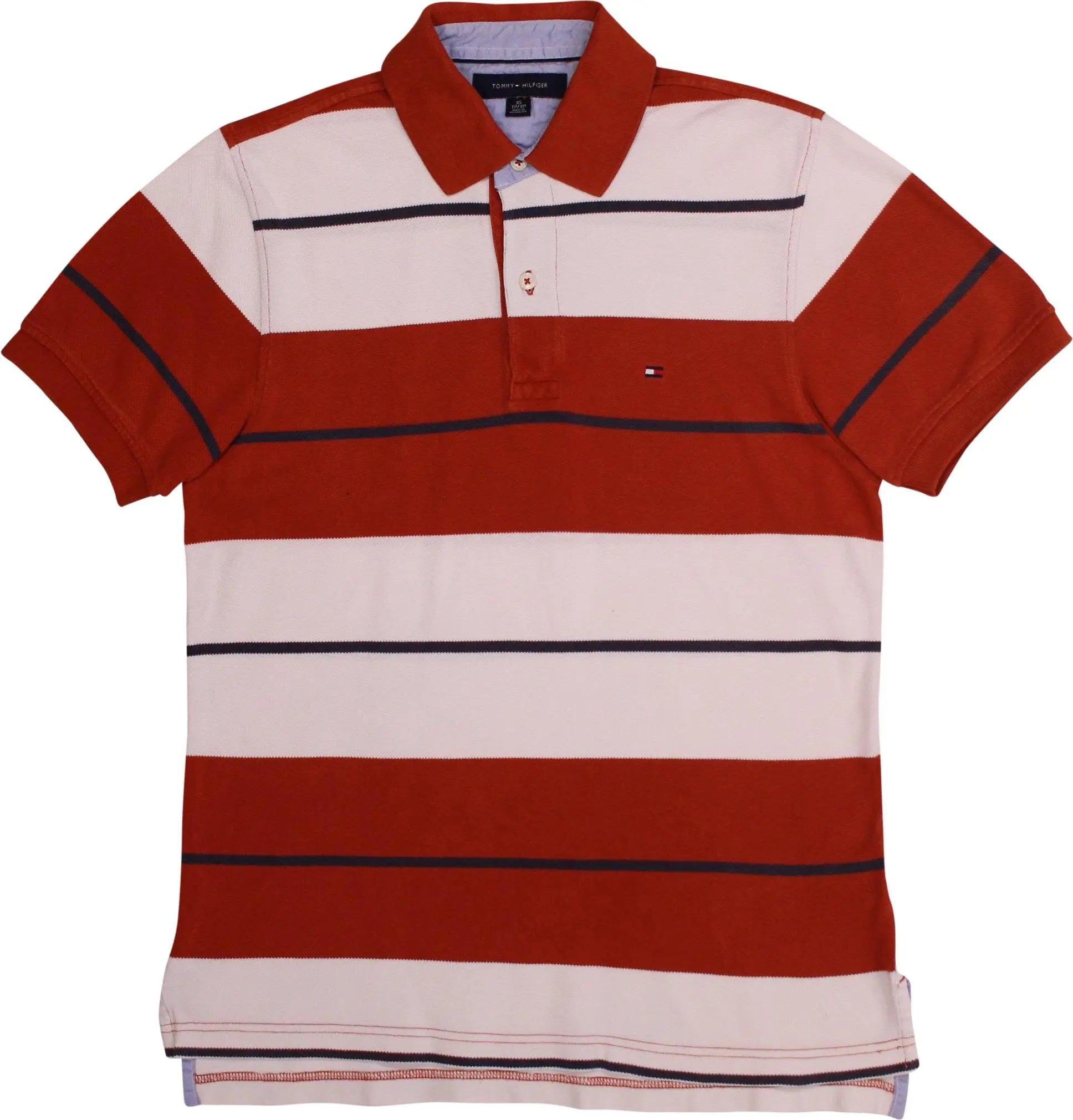 Tommy Hilfiger - Striped Polo by Tommy Hilfiger- ThriftTale.com - Vintage and second handclothing