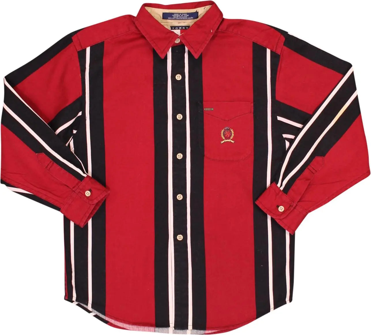 Tommy Hilfiger - Striped Shirt by Tommy Hilfiger- ThriftTale.com - Vintage and second handclothing
