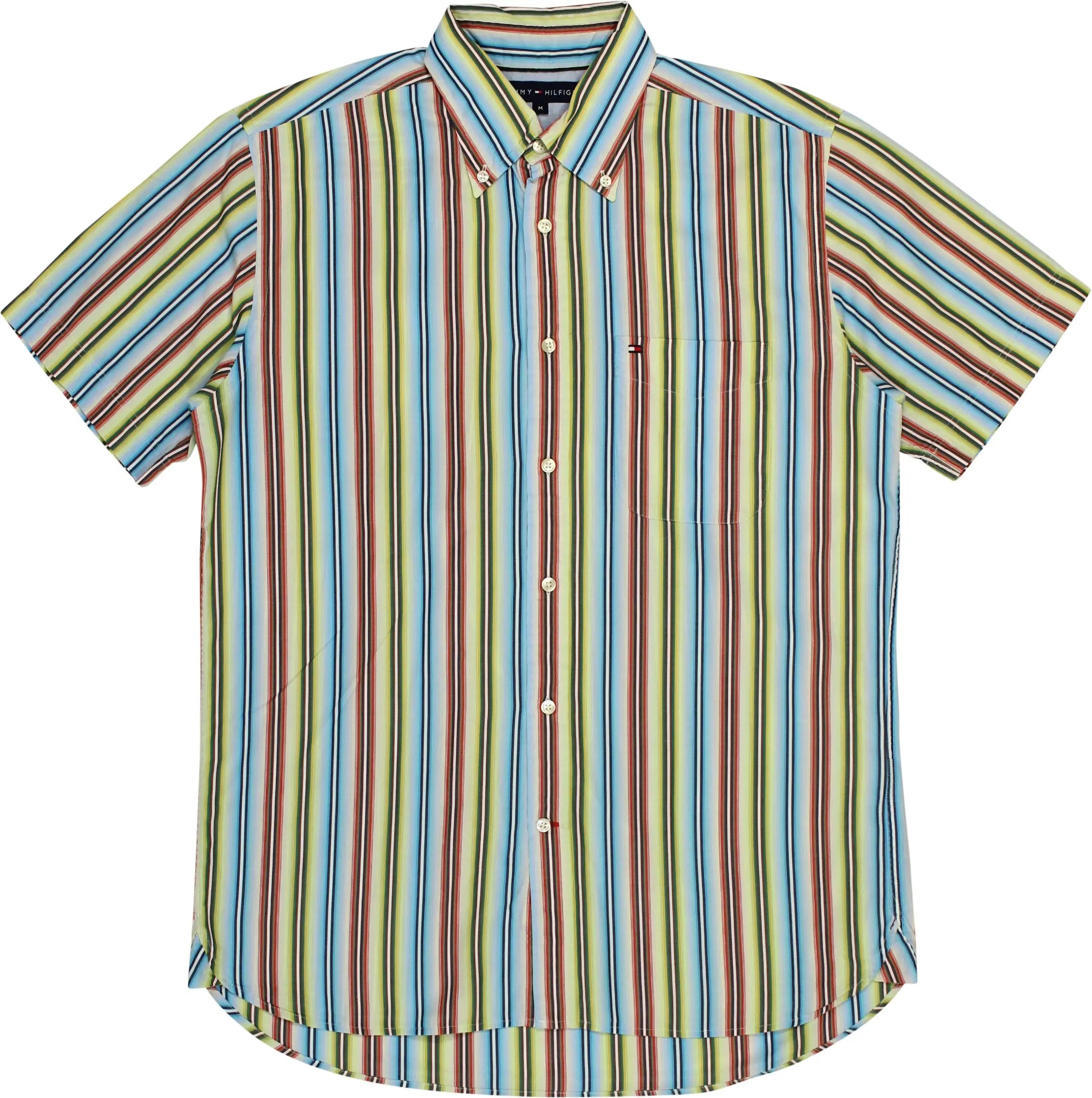 Tommy Hilfiger - Striped Short Sleeve Shirt by Tommy Hilfiger- ThriftTale.com - Vintage and second handclothing