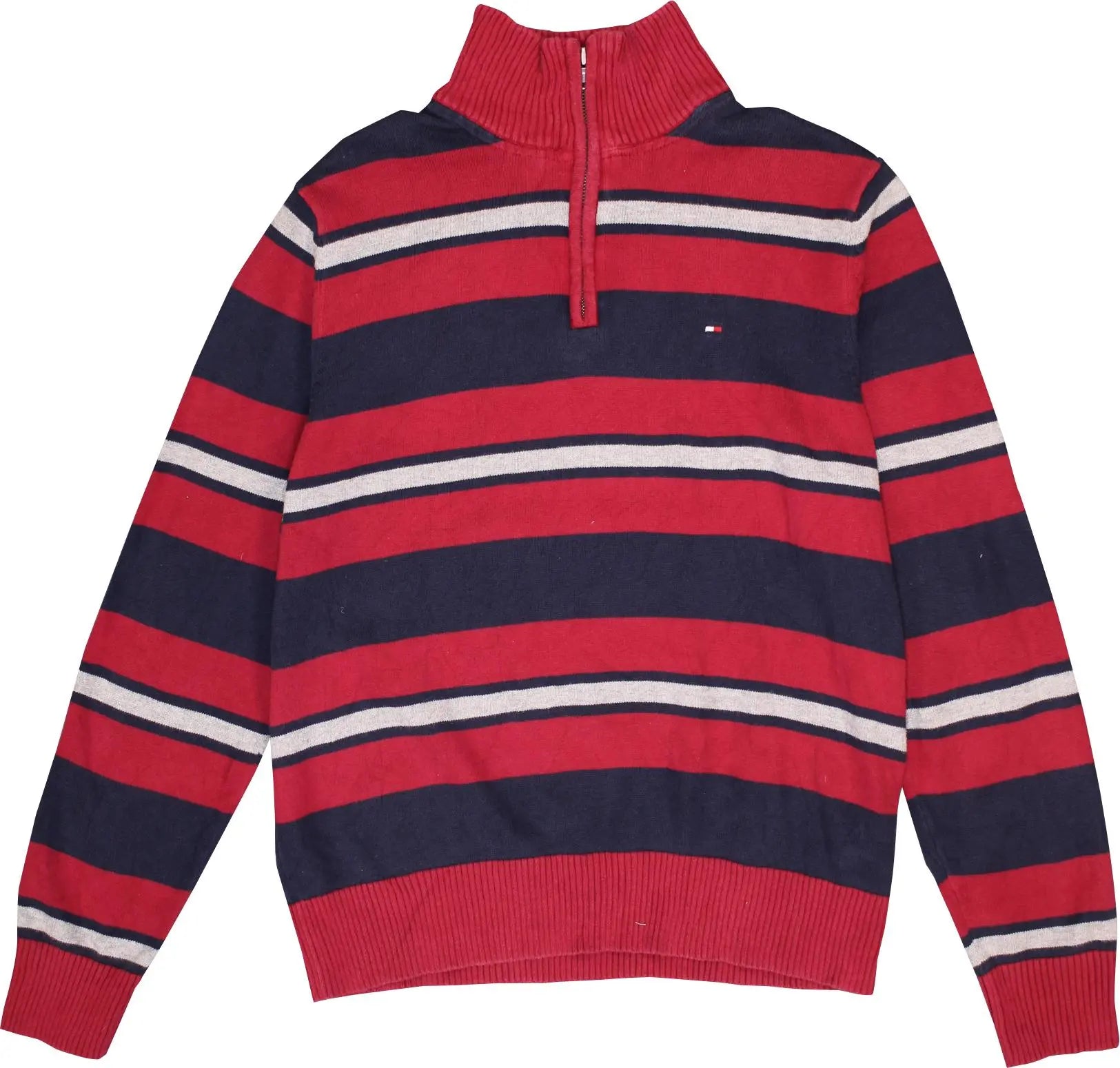 Tommy Hilfiger - Striped Sweater by Tommy Hilfiger- ThriftTale.com - Vintage and second handclothing