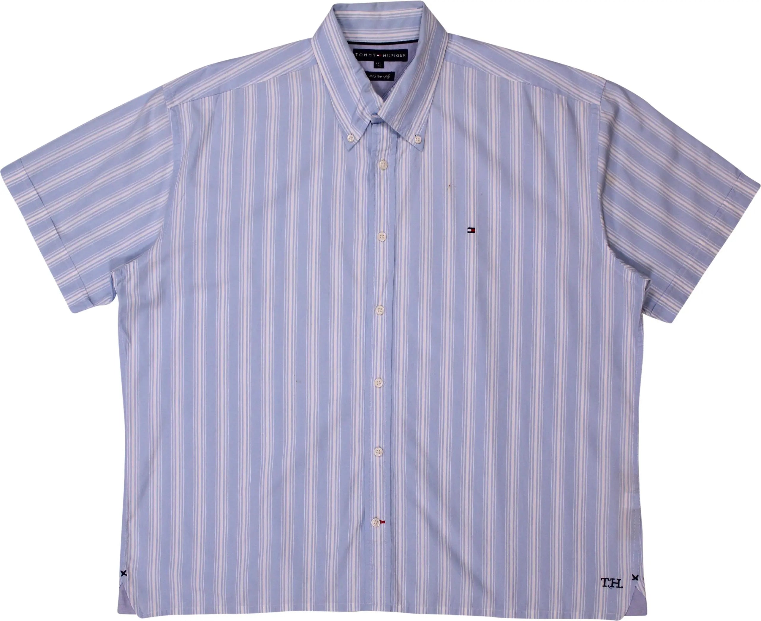 Tommy Hilfiger - Tommy Hilfiger Short Sleeve Shirt- ThriftTale.com - Vintage and second handclothing