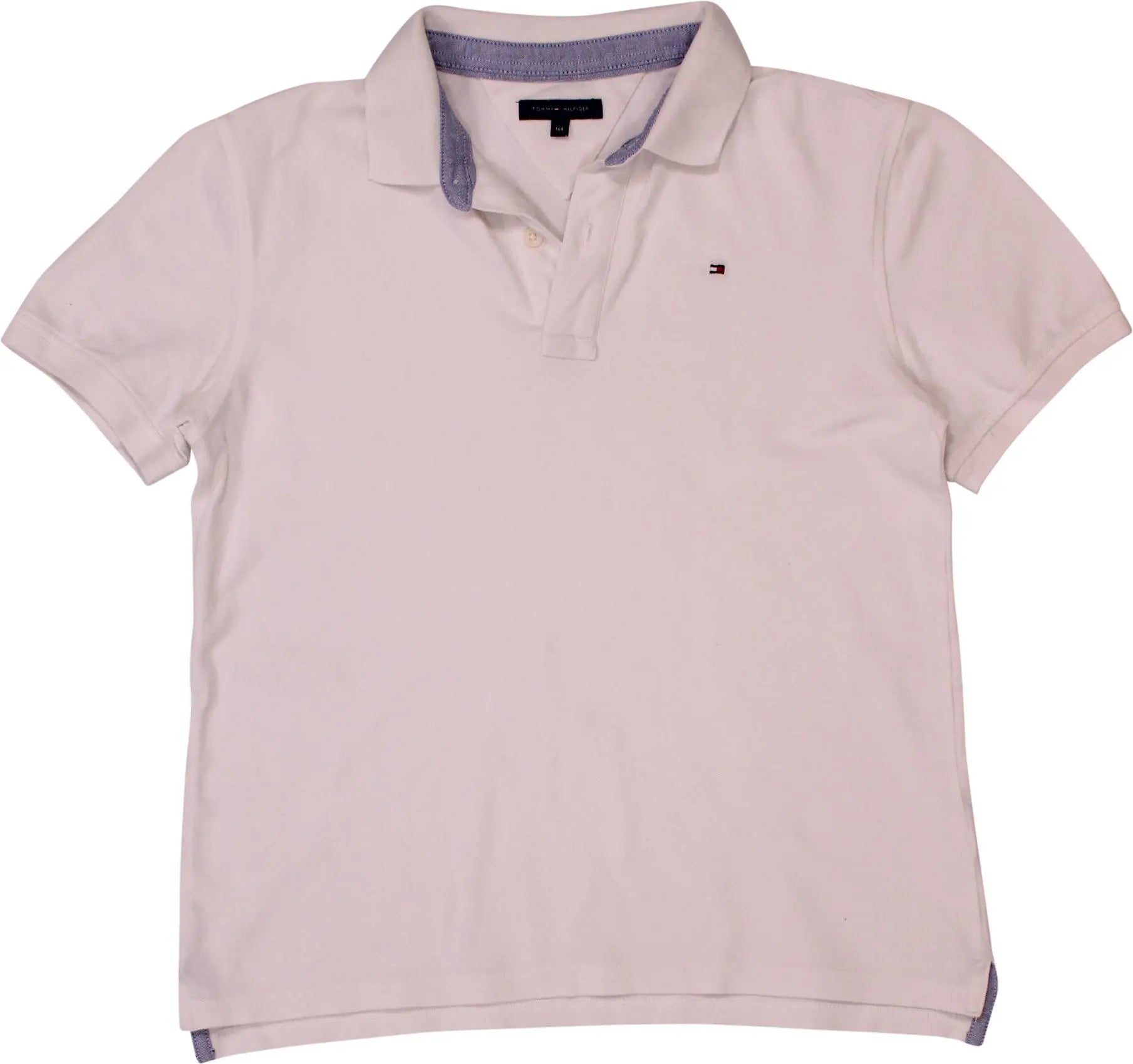 Tommy Hilfiger - White Polo Shirt by Tommy Hilfiger- ThriftTale.com - Vintage and second handclothing
