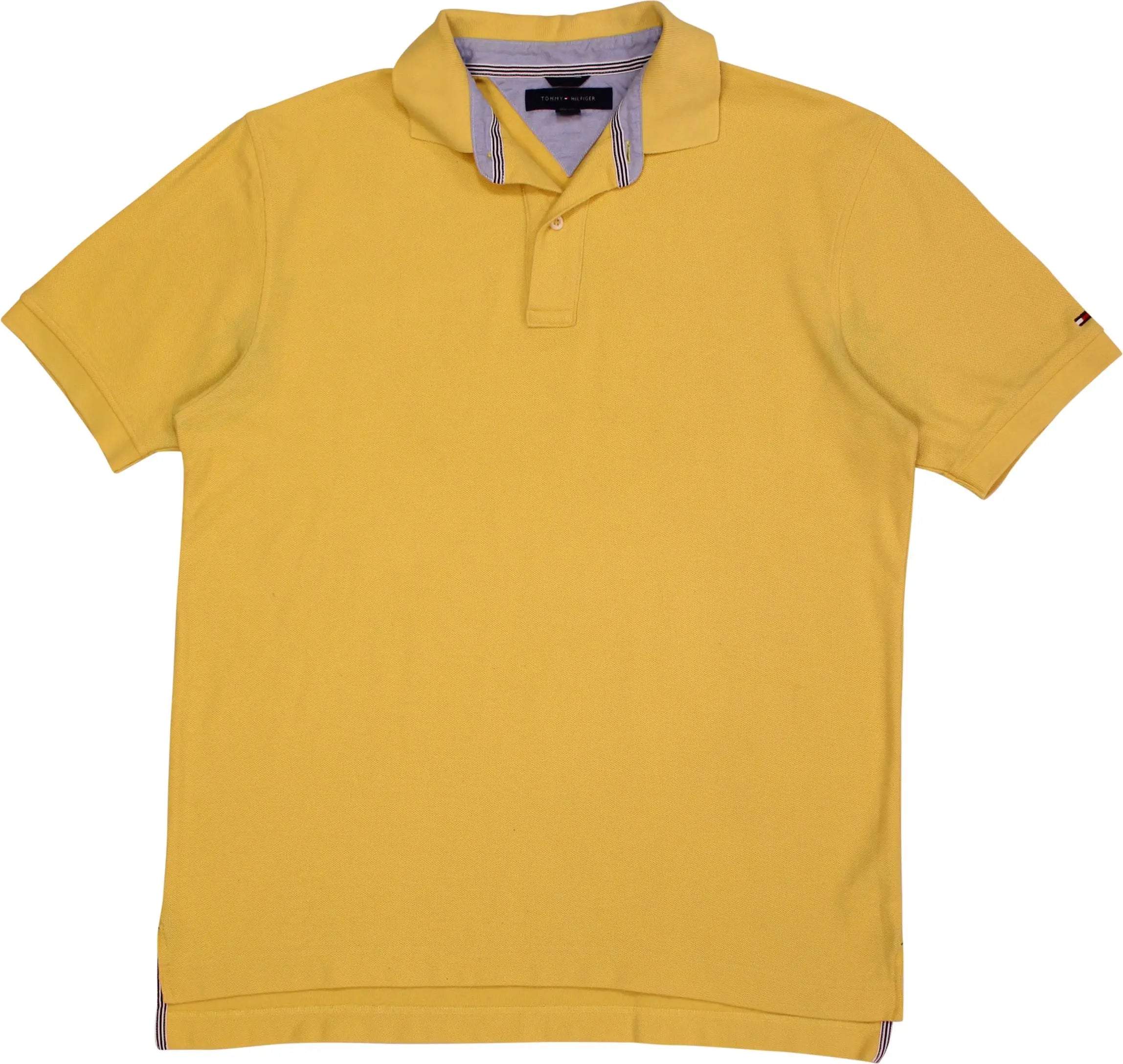 Tommy Hilfiger - Yellow Polo Shirt by Tommy Hilfiger- ThriftTale.com - Vintage and second handclothing