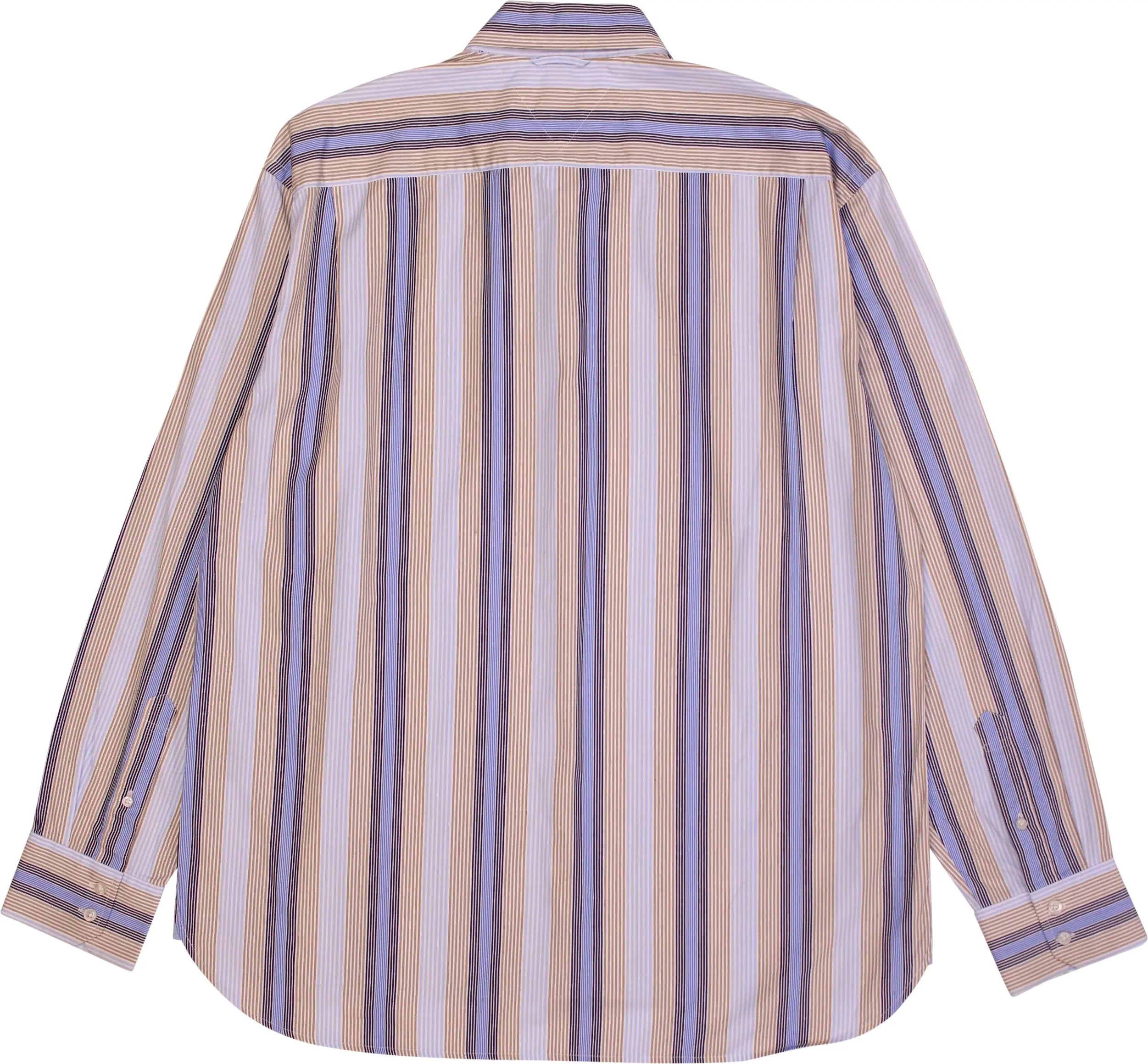 Tommy Hilfiger - '80s Two-Ply' Striped Long Sleeve Shirt by Tommy Hilfiger- ThriftTale.com - Vintage and second handclothing