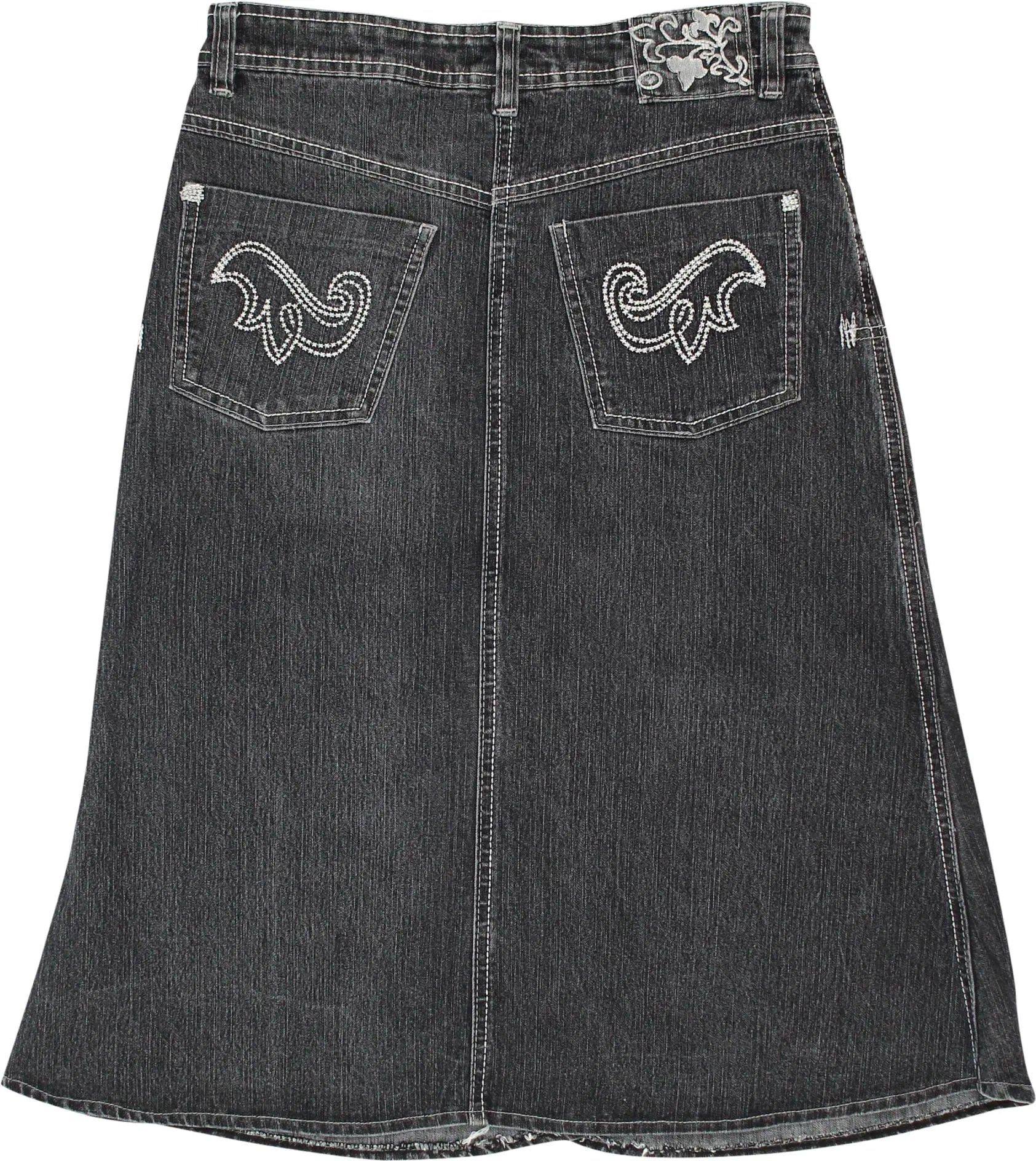 Top Secret - 00s Denim Midi Skirt- ThriftTale.com - Vintage and second handclothing