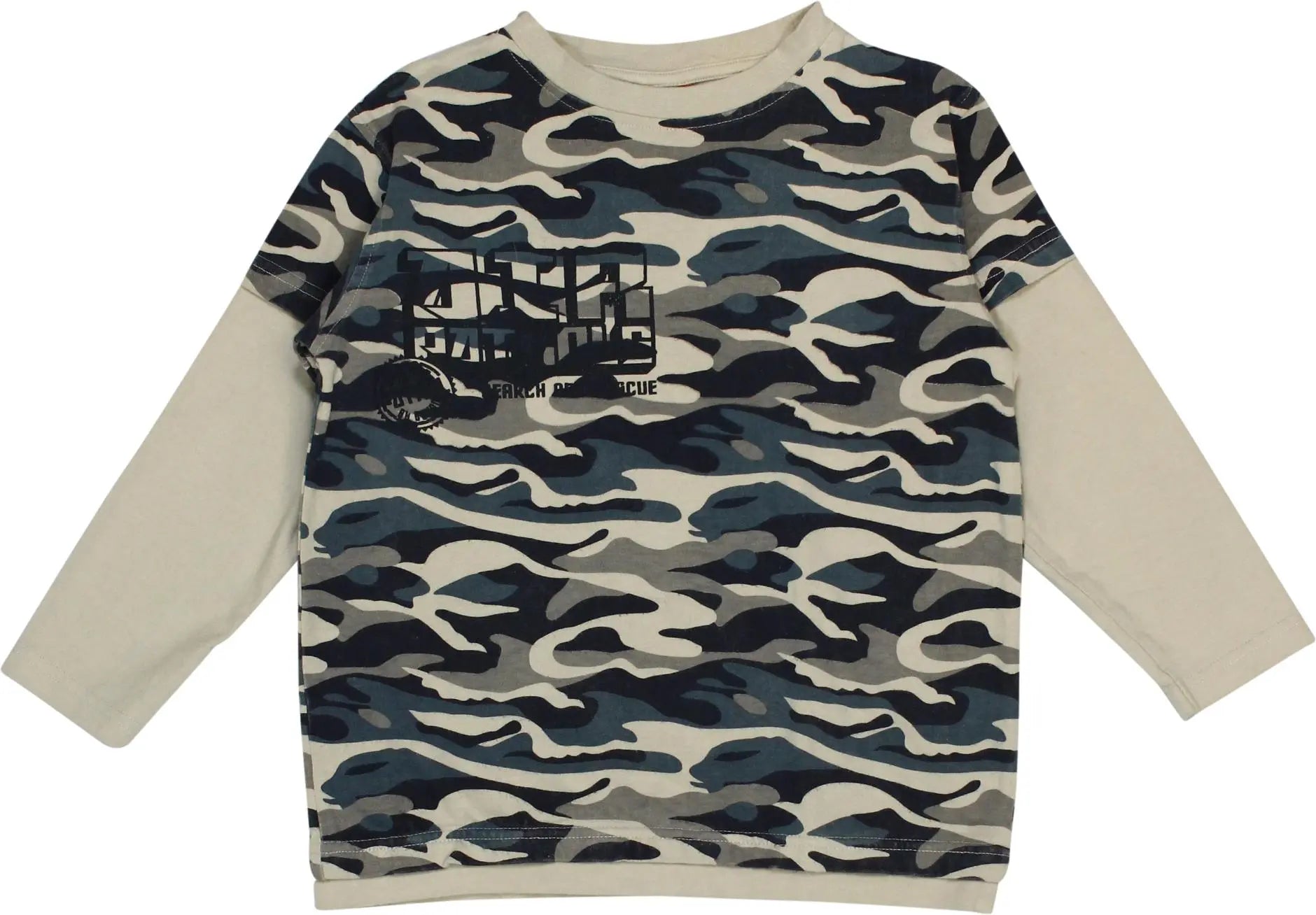 Topolino - Camouflage Long Sleeve- ThriftTale.com - Vintage and second handclothing