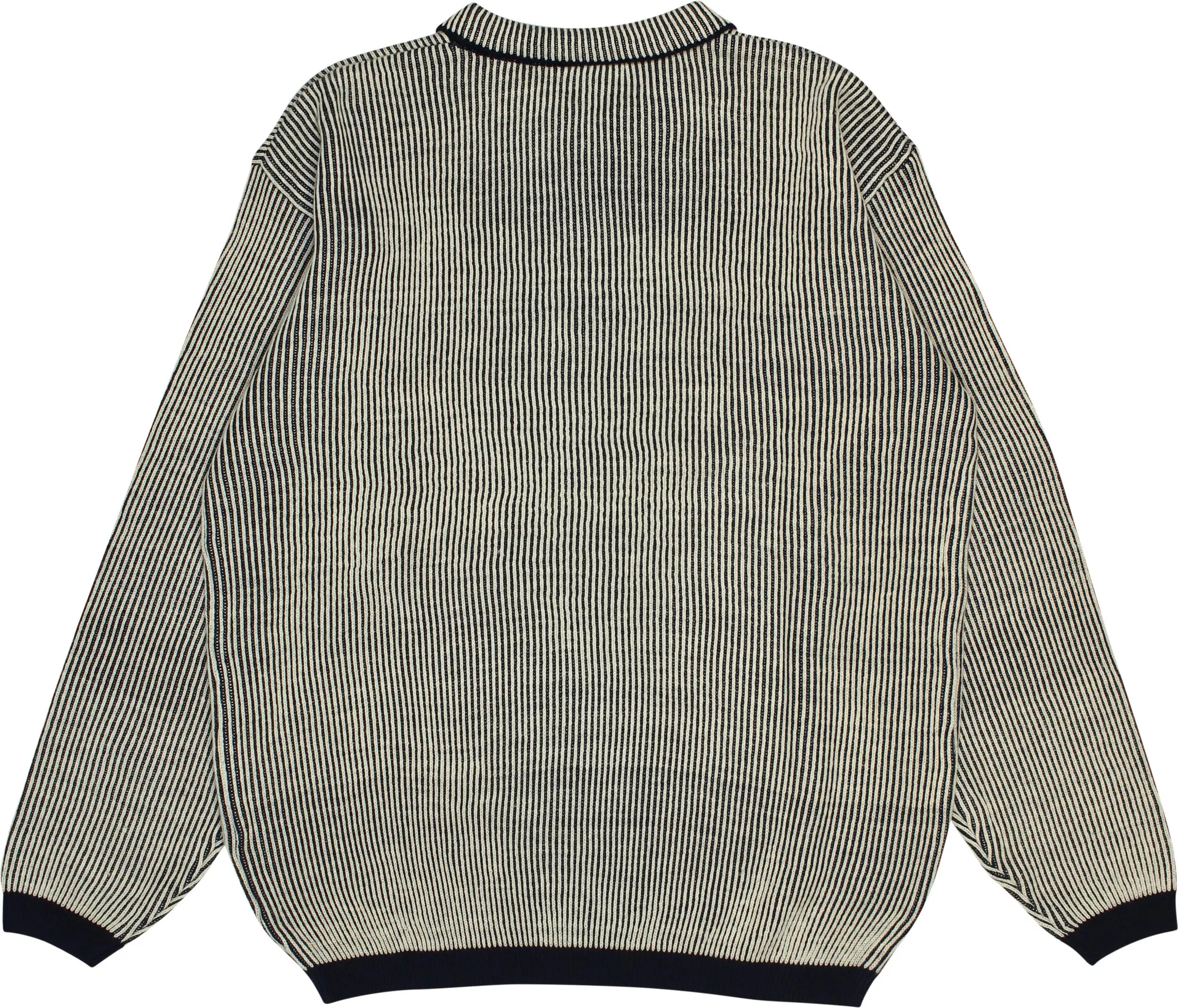 Toptex - 90s Quarter Zip Knitted Sweater- ThriftTale.com - Vintage and second handclothing