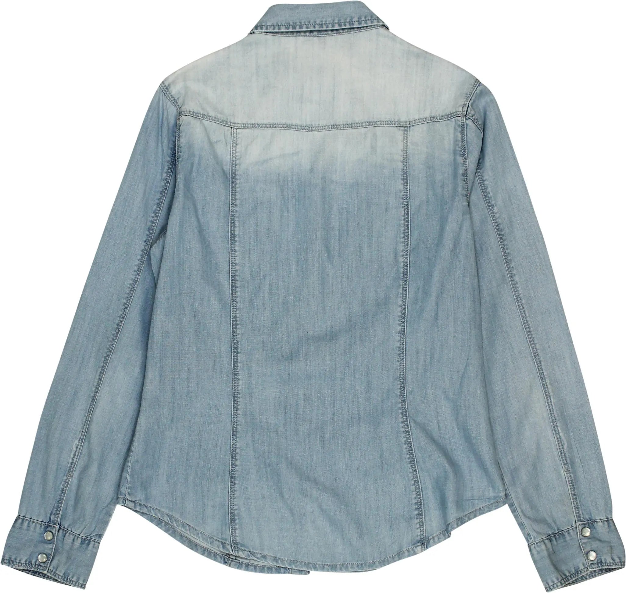 Toxiko - Denim Blouse- ThriftTale.com - Vintage and second handclothing