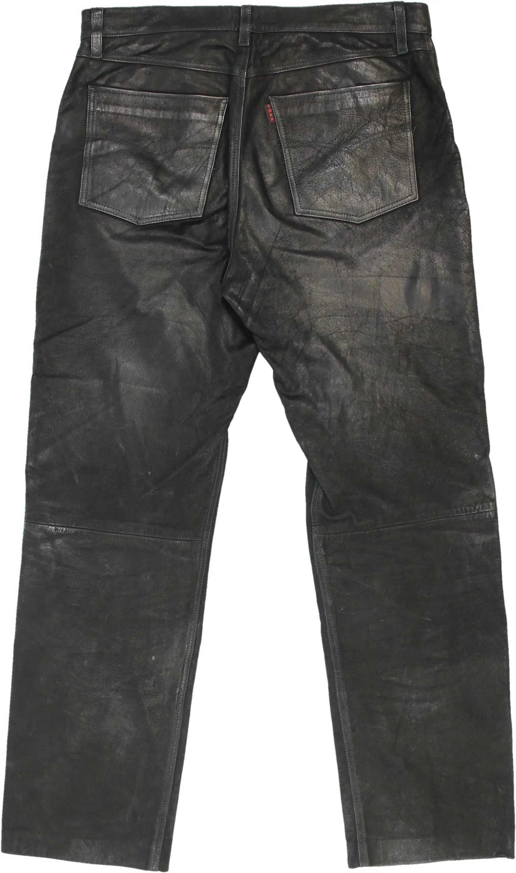 Toxx - Leather Pants- ThriftTale.com - Vintage and second handclothing