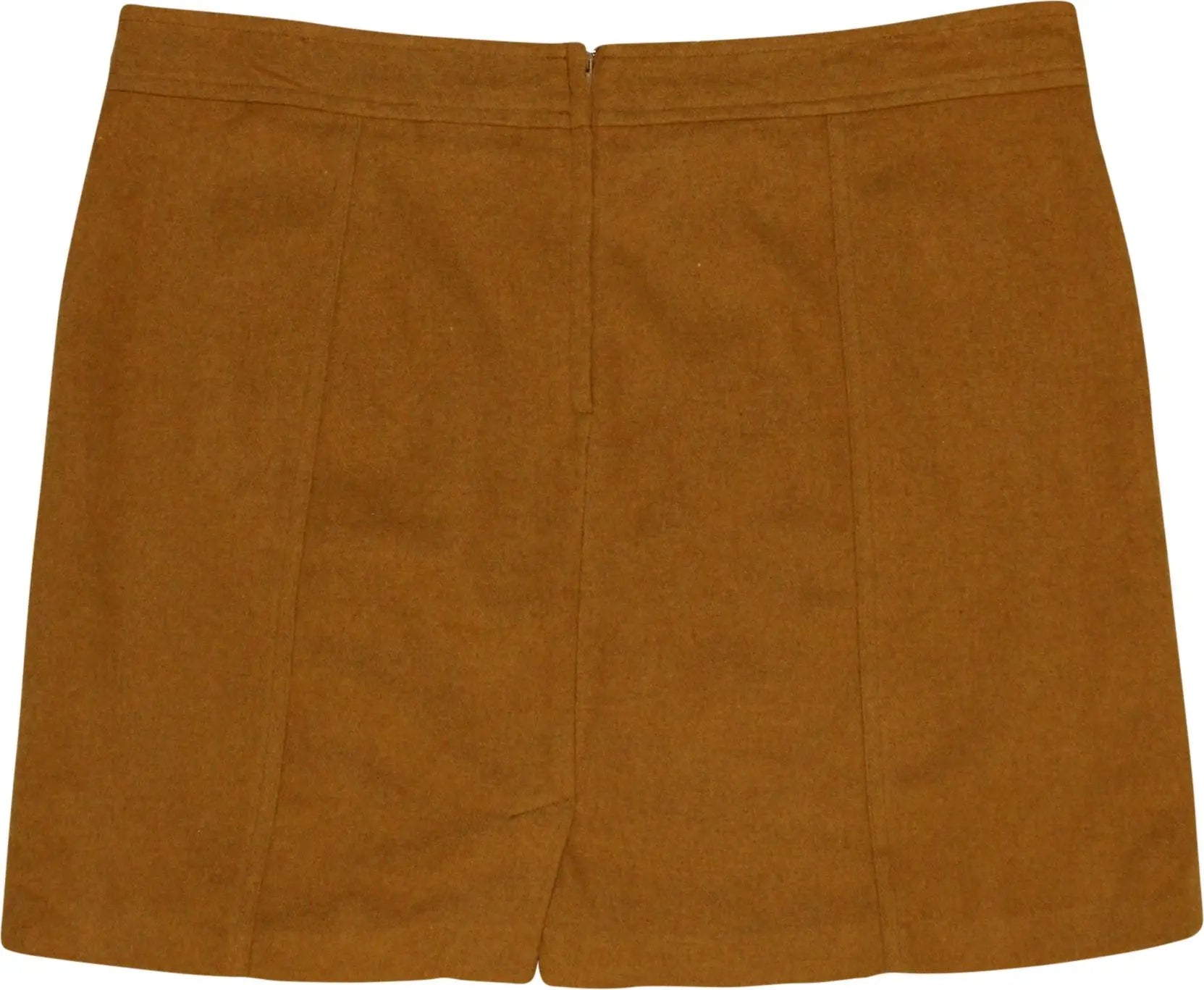Trend One - Brown Short Skirt- ThriftTale.com - Vintage and second handclothing