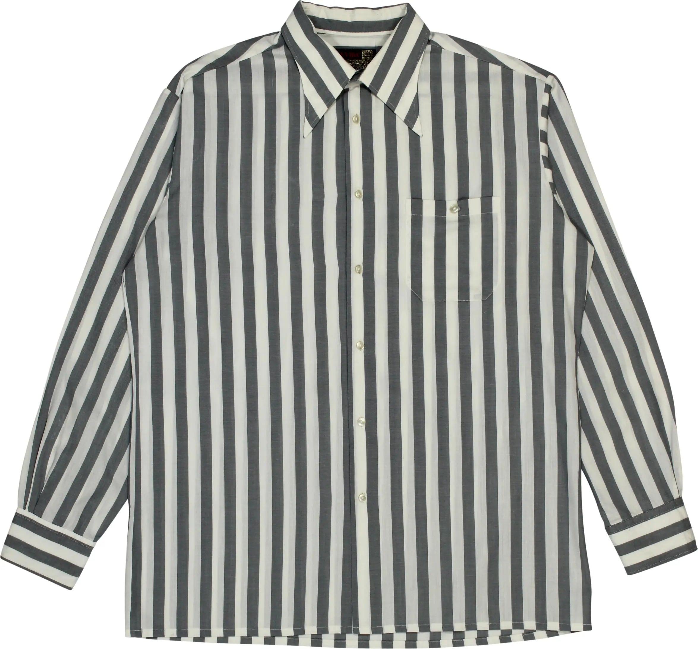 Trevira - 70s Striped Shirt- ThriftTale.com - Vintage and second handclothing