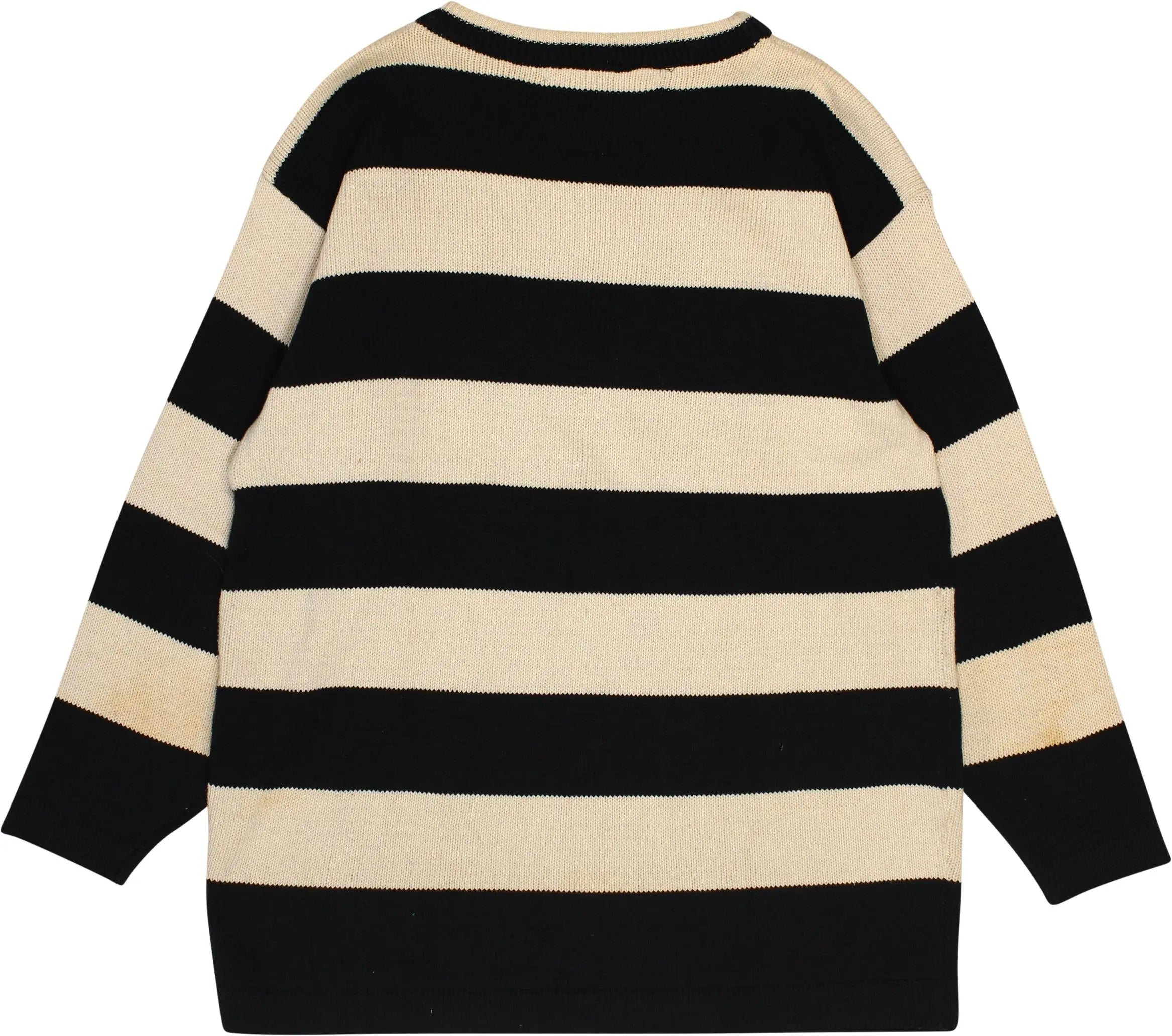 Triangle - Striped Knitted Jumper- ThriftTale.com - Vintage and second handclothing