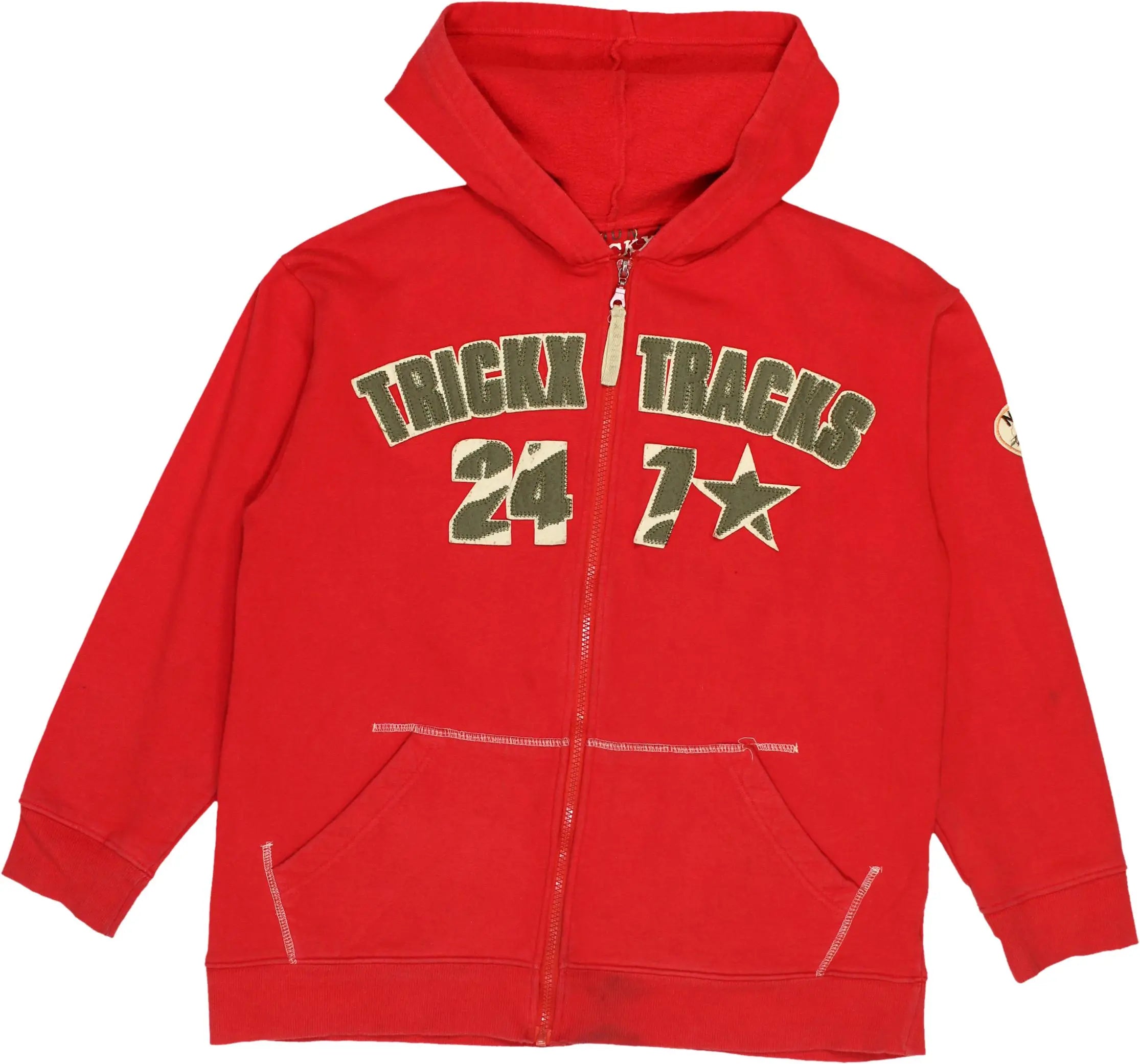 Trickx - Zip Up Hoodie- ThriftTale.com - Vintage and second handclothing