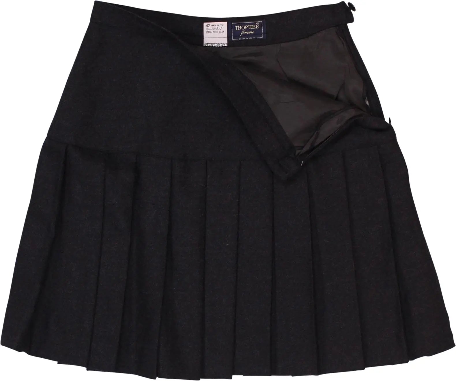 Trophee - 100% Wool Tennis Skirt- ThriftTale.com - Vintage and second handclothing