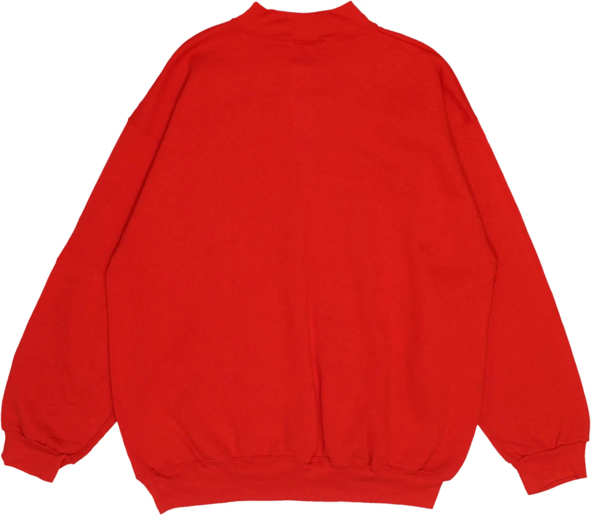 Trophy House - 90s Red Sweater- ThriftTale.com - Vintage and second handclothing