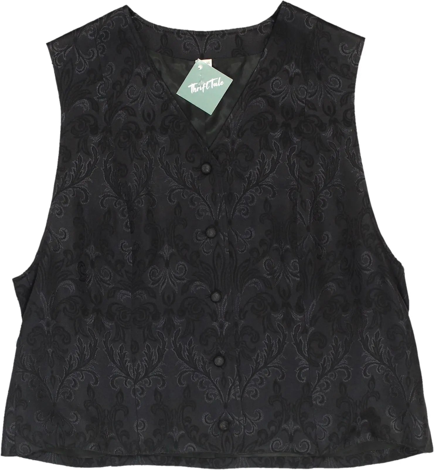 Tru - Patterned Waistcoat- ThriftTale.com - Vintage and second handclothing