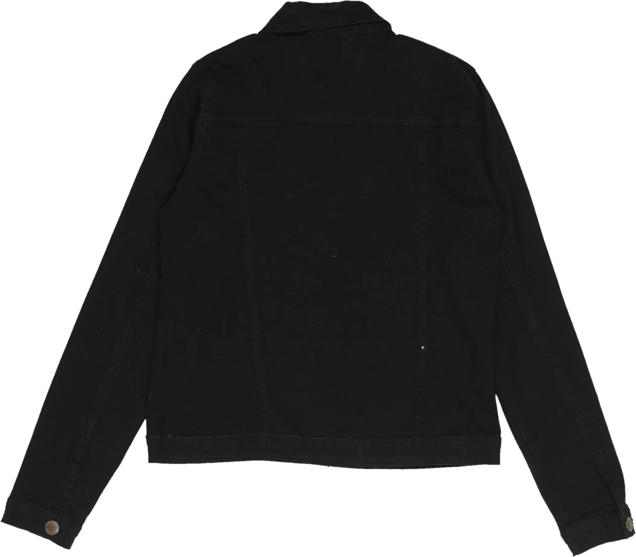 True Spirit - Black Denim Jacket- ThriftTale.com - Vintage and second handclothing