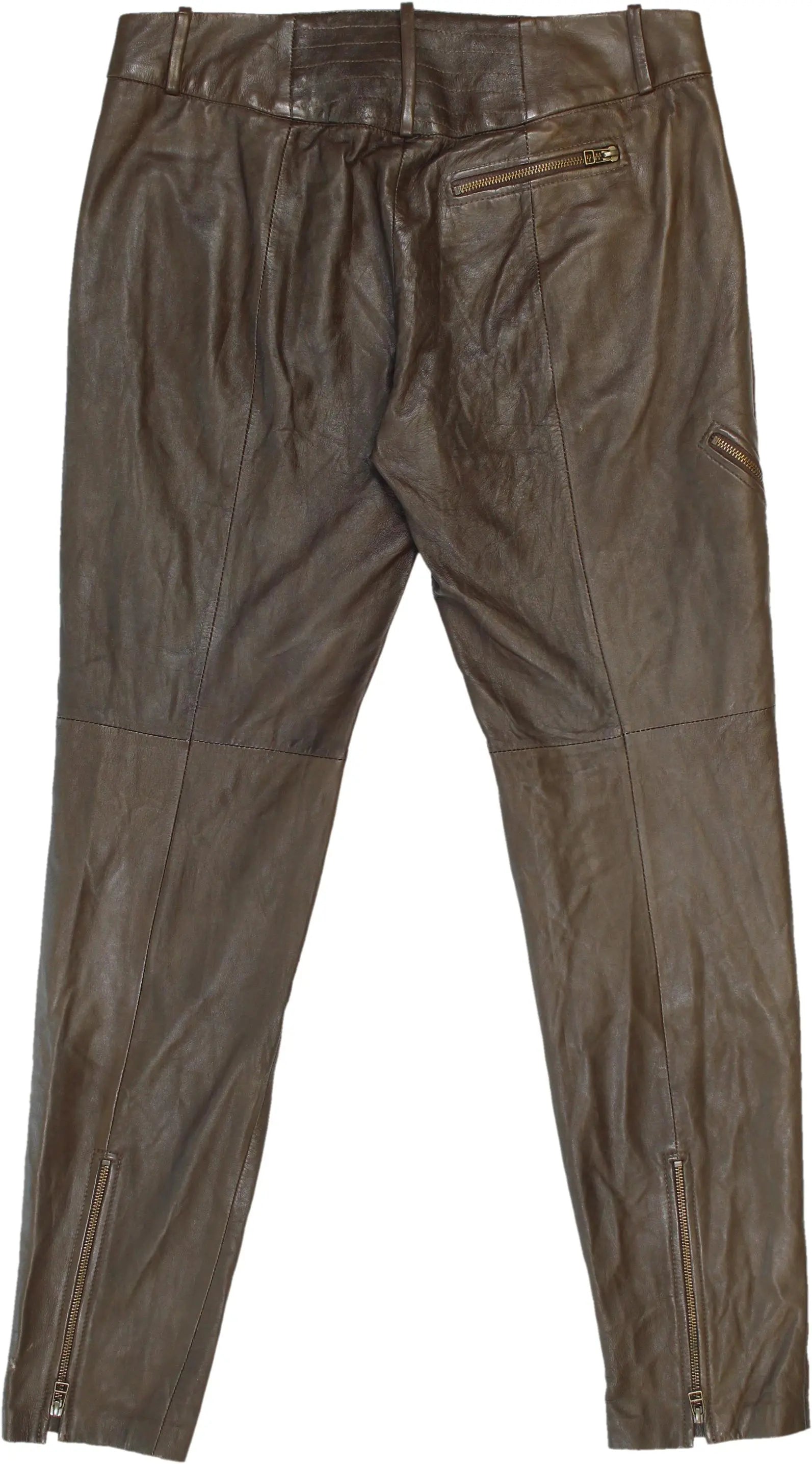 Truly by Part Two - Leather Pants- ThriftTale.com - Vintage and second handclothing