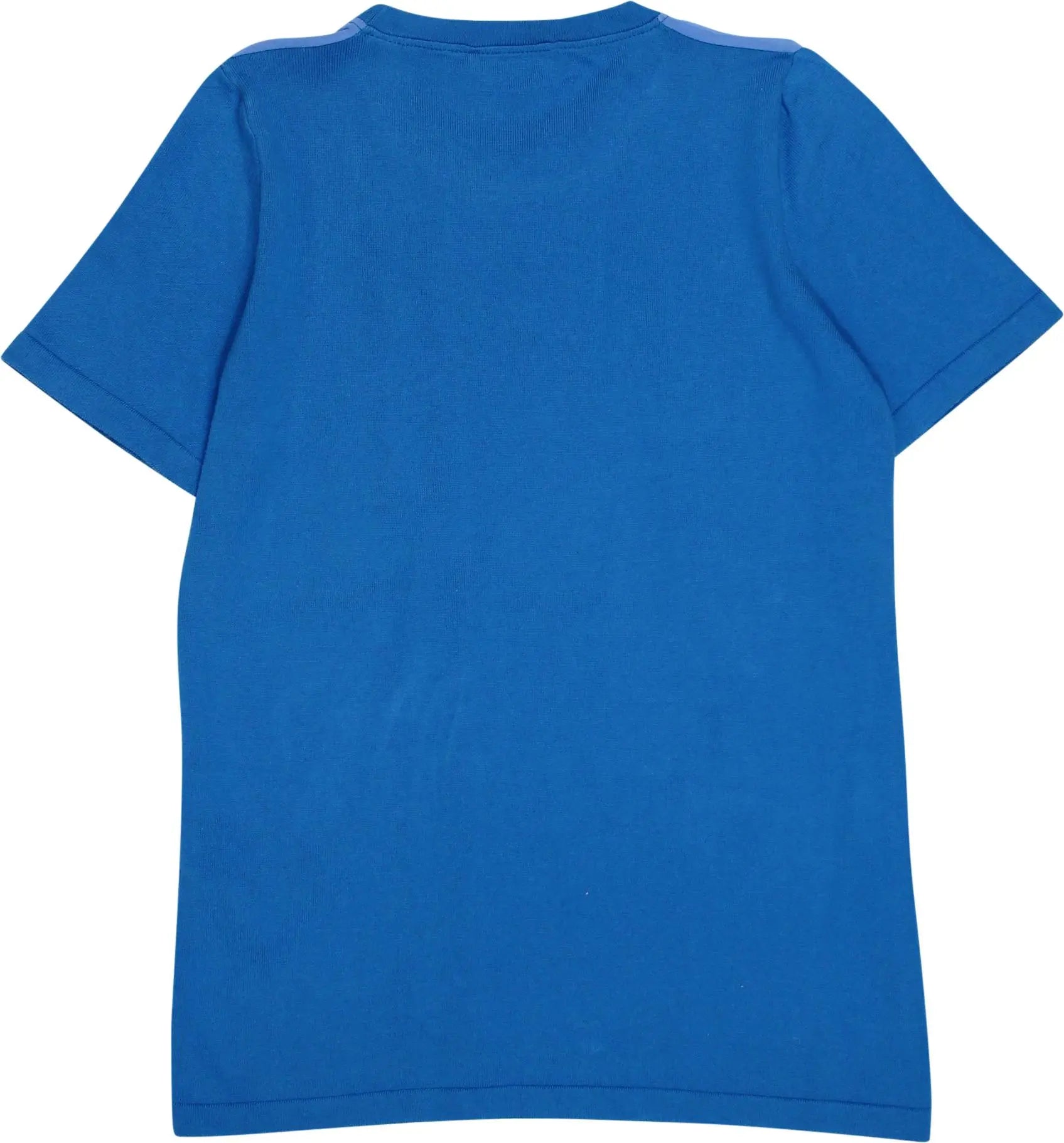 Trussardi - Blue Silk T-shirt by Trussardi- ThriftTale.com - Vintage and second handclothing