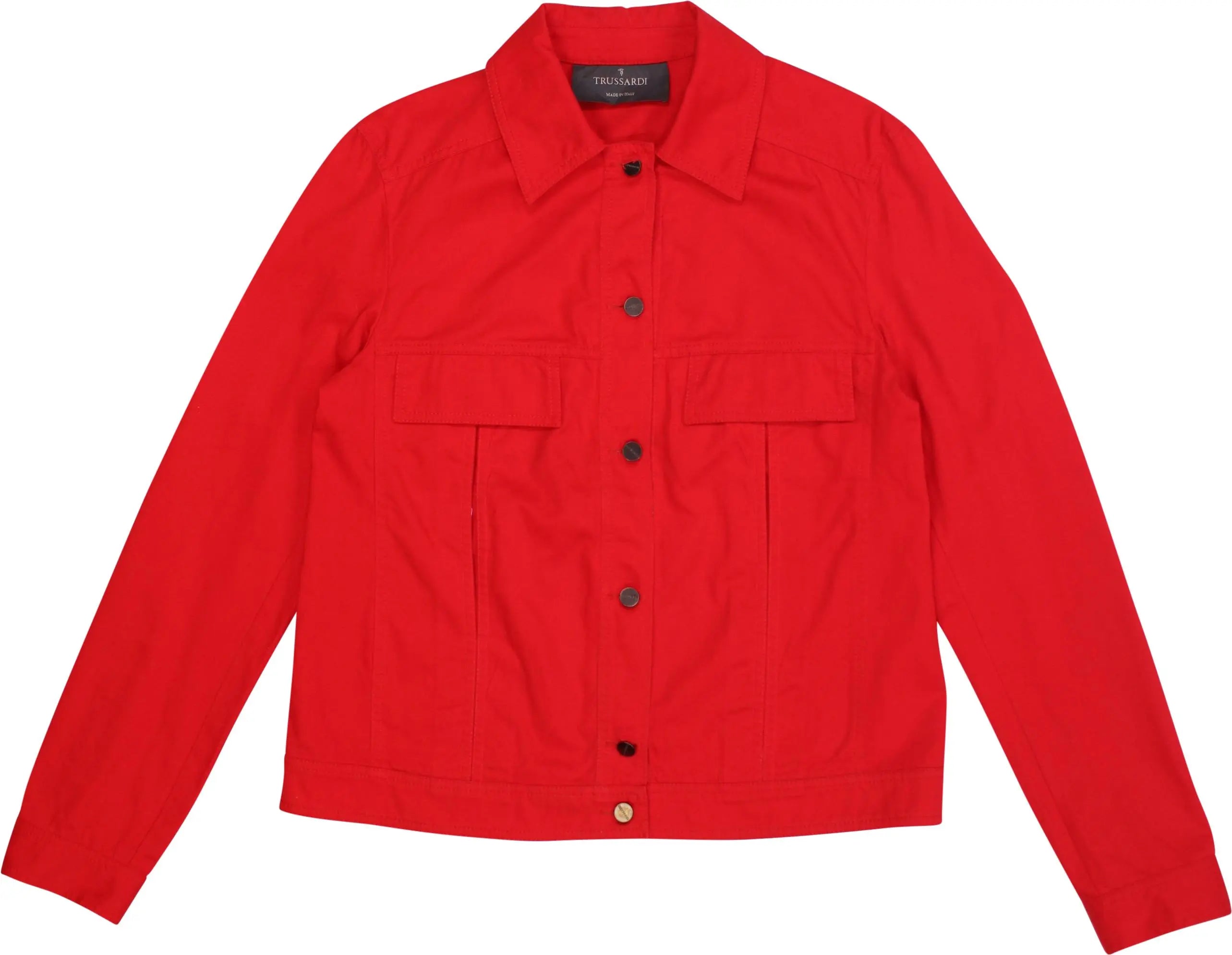 Trussardi - Red Jacket by Trussardi- ThriftTale.com - Vintage and second handclothing